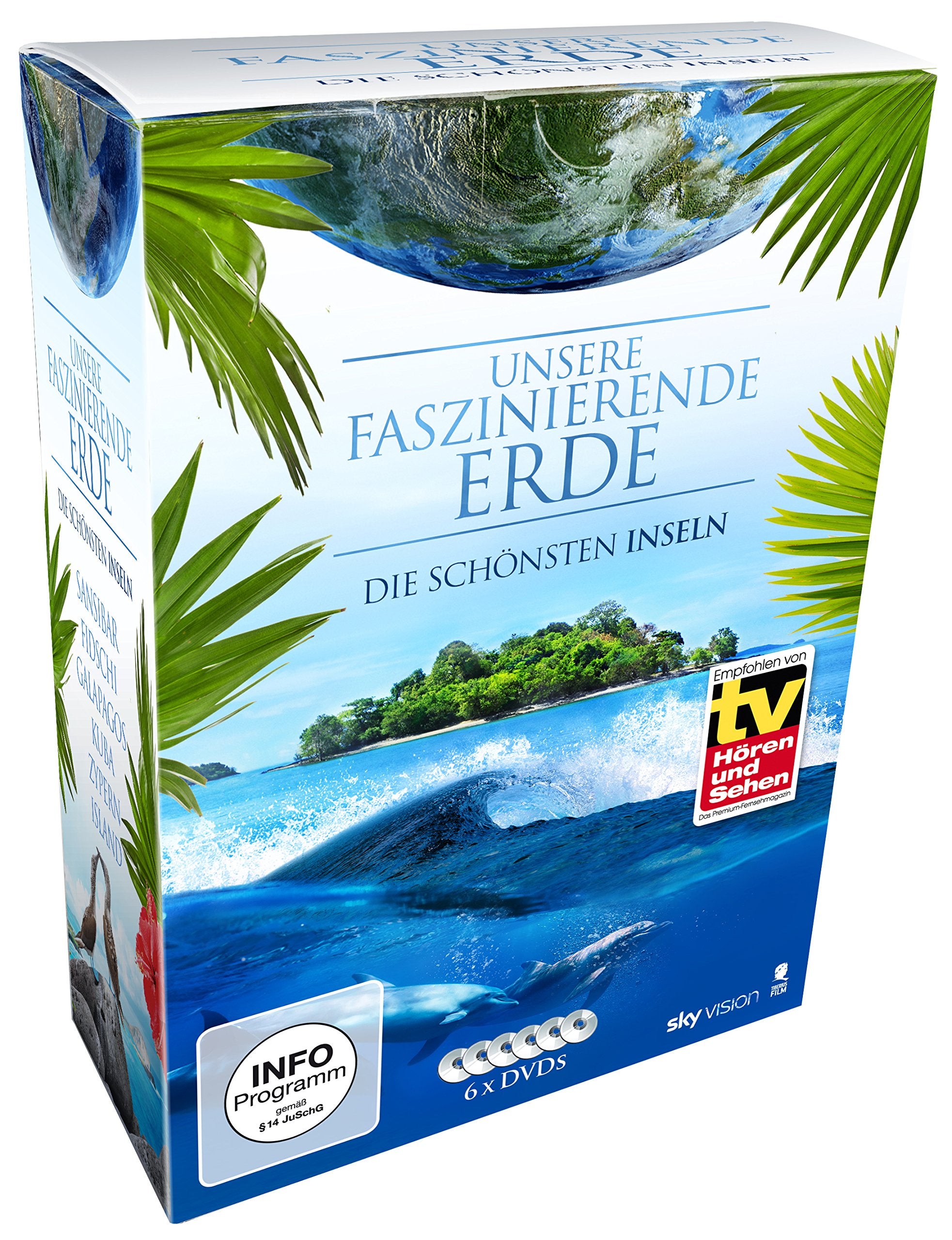Unsere faszinierende Erde - Die schönsten Inseln, Die Komplettbox (Limited Edition auf 6 DVDs) (SKY VISION) Movies