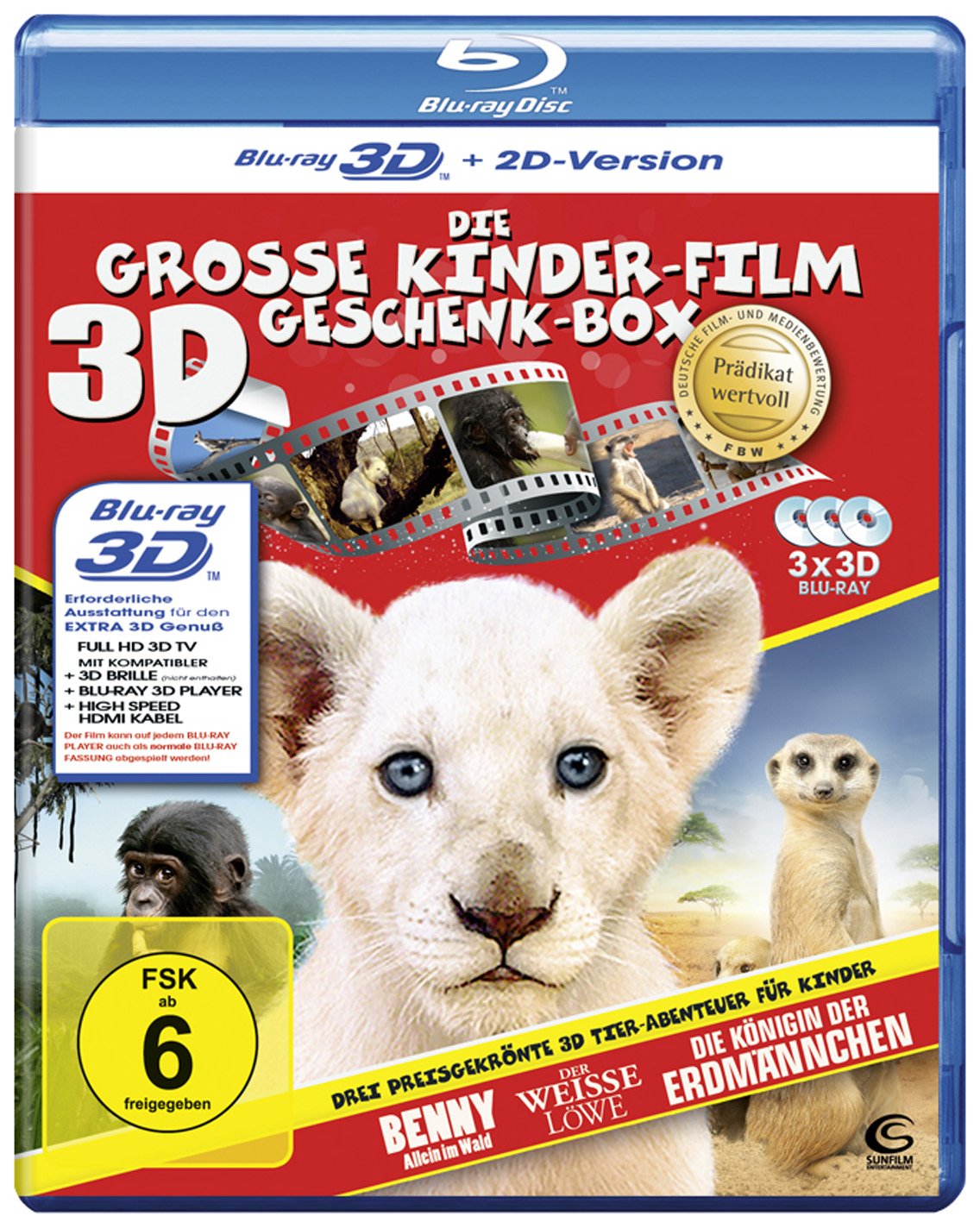 Die grosse Kinder-Film Geschenk-Box Films