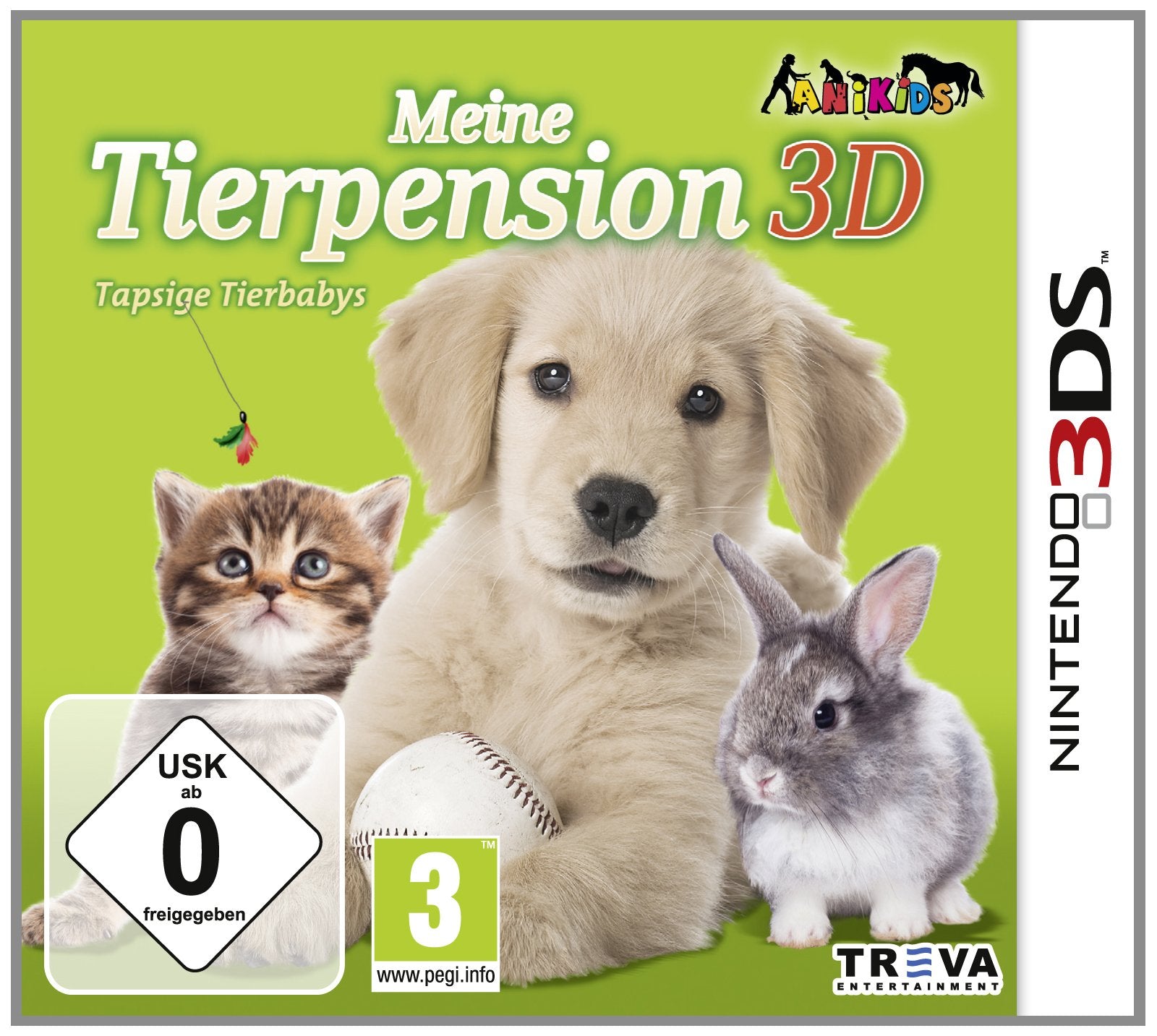 Meine Tierpension 3D - Tapsige Tierbabys - Nintendo DS
