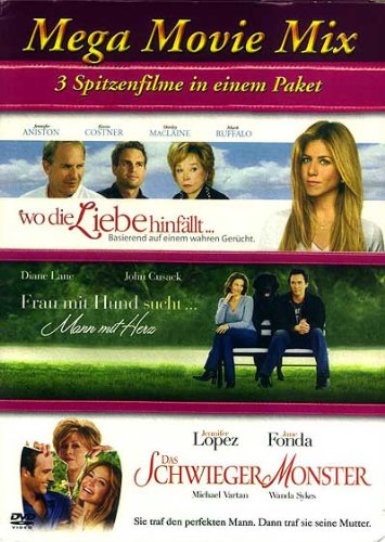 Mega Movie Mix: Wo die Liebe hinfällt / Frau mit Hund sucht Mann mit Herz / Schwiegermonster Books