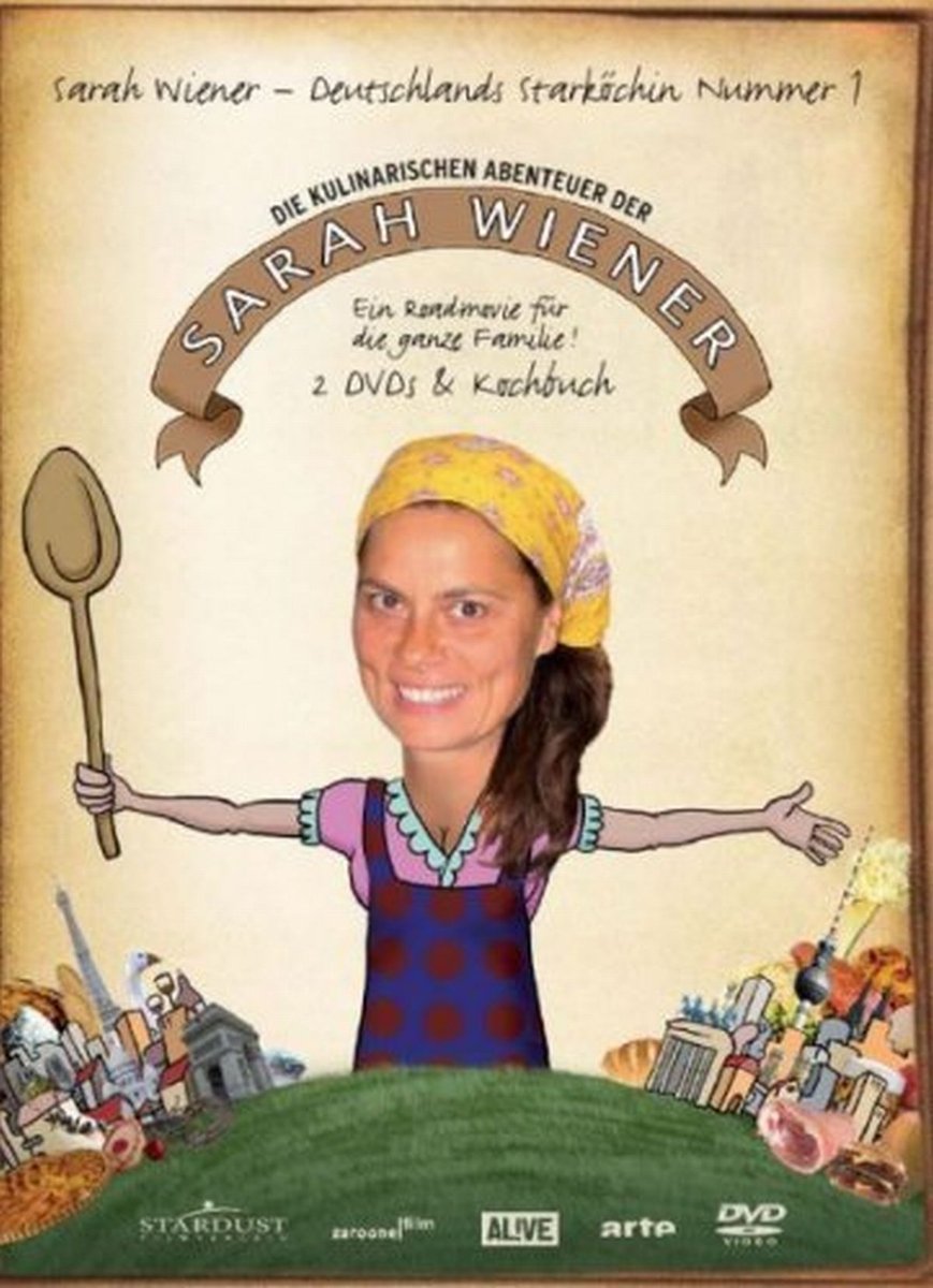 Die kulinarischen Abenteuer der Sarah Wiener 1 (2 DVDs + Kochbuch) Box sets