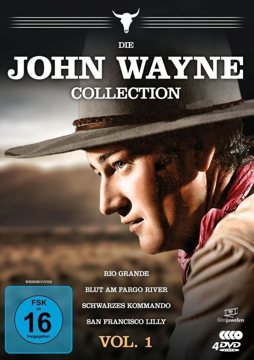 Die John Wayne Collection - Vol. 1 (Rio Grande / Blut am Fargo River / Schwarzes Kommando / San Francisco Lilly) Films