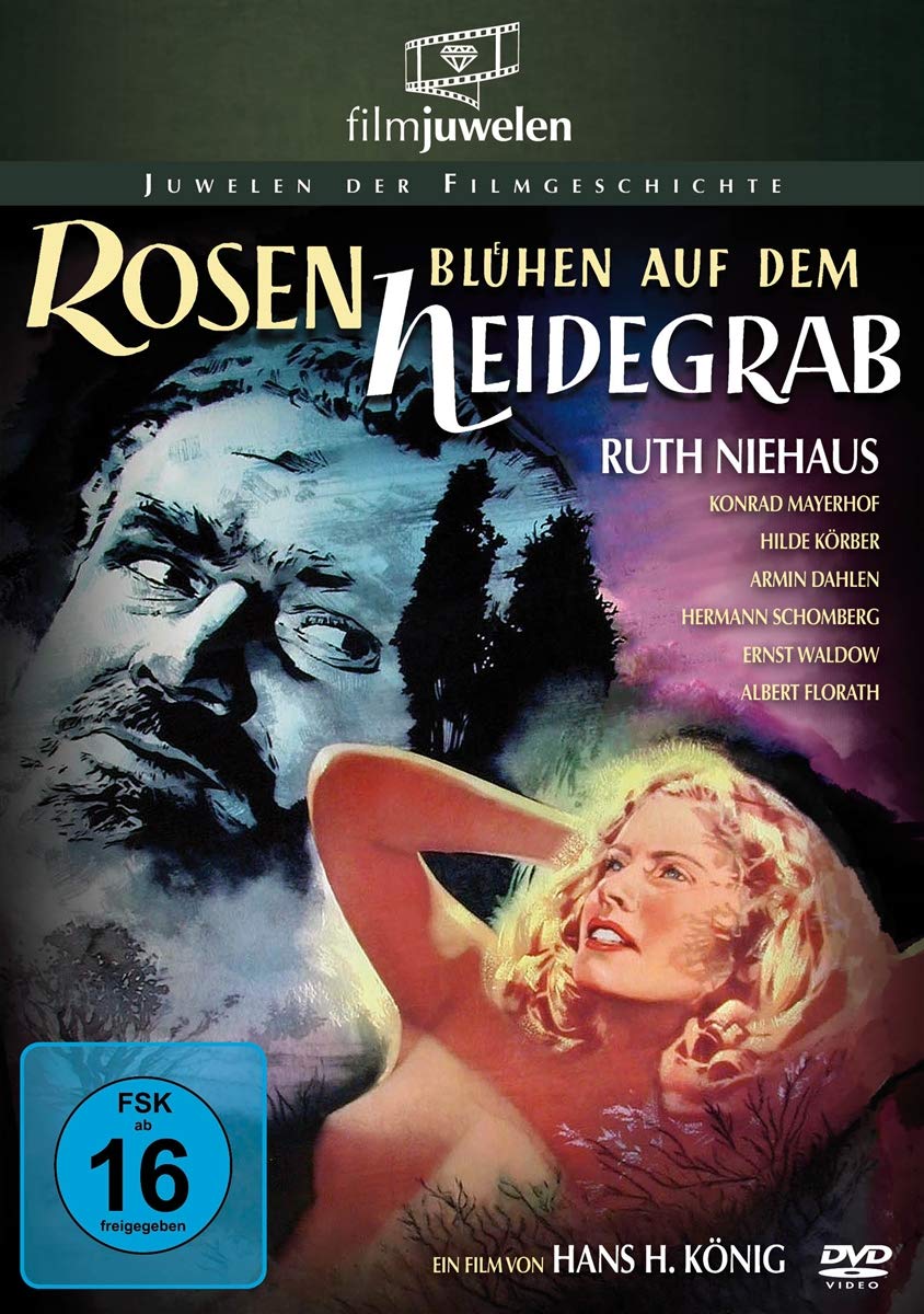 Rosen blühen auf dem Heidegrab Films