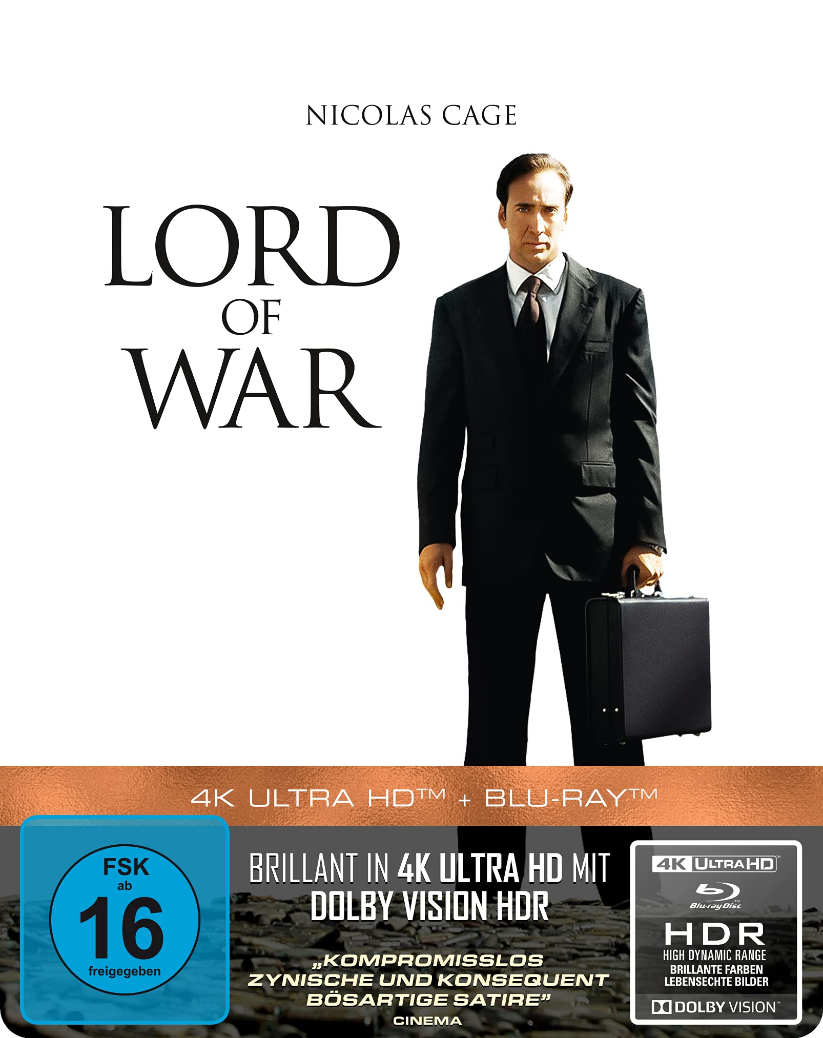 Lord of War - Händler des Todes - 2-Disc Steelbook (4K Ultra-HD) (+ Blu-ray 2D) (Deutsche Version) Films