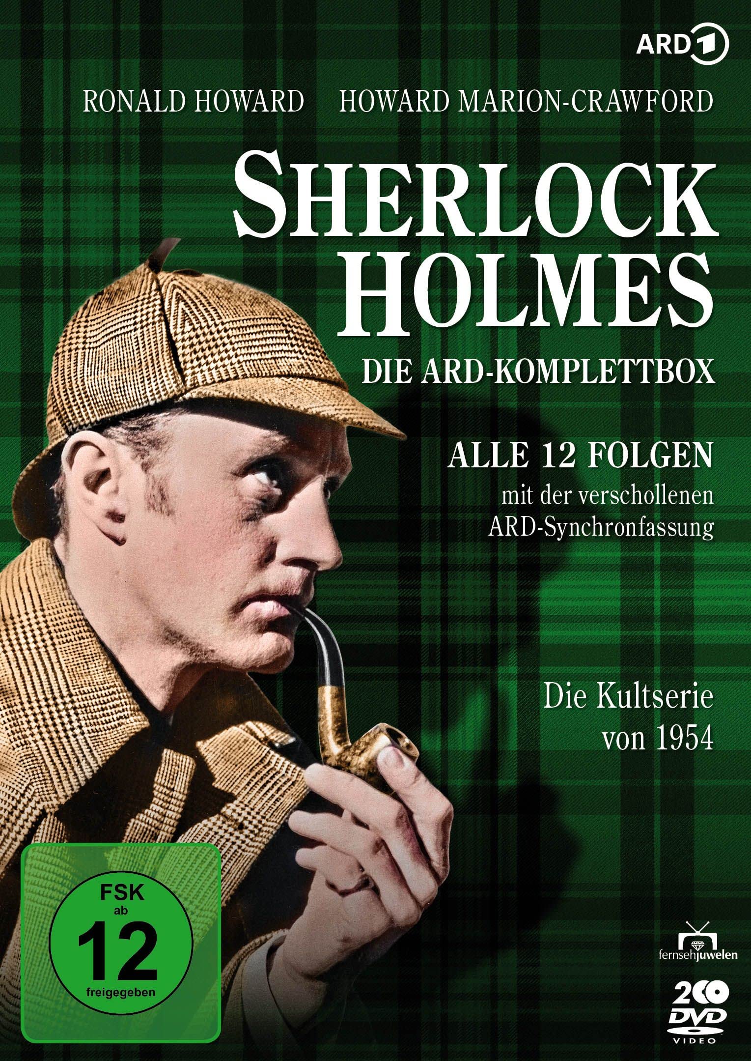 Sherlock Holmes - Die ARD-Komplettbox: Alle 12 Folgen mit der verschollenen ARD-Synchronfassung (Fernsehjuwelen) Box sets