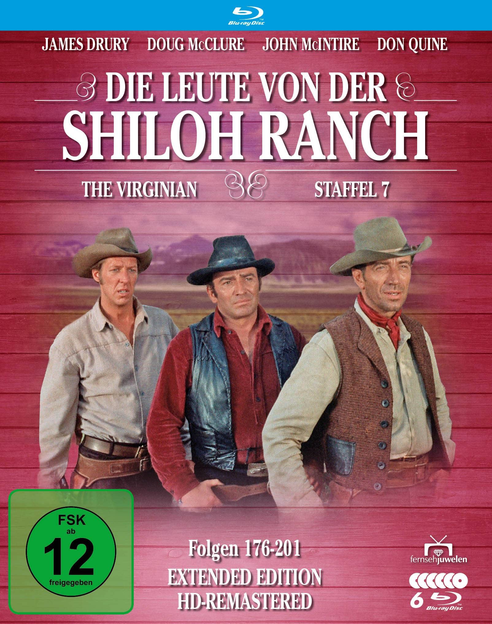 Die Leute von der Shiloh Ranch - Staffel 7 (HD-Remastered) (Fernsehjuwelen) (6 Blu-rays) Box sets
