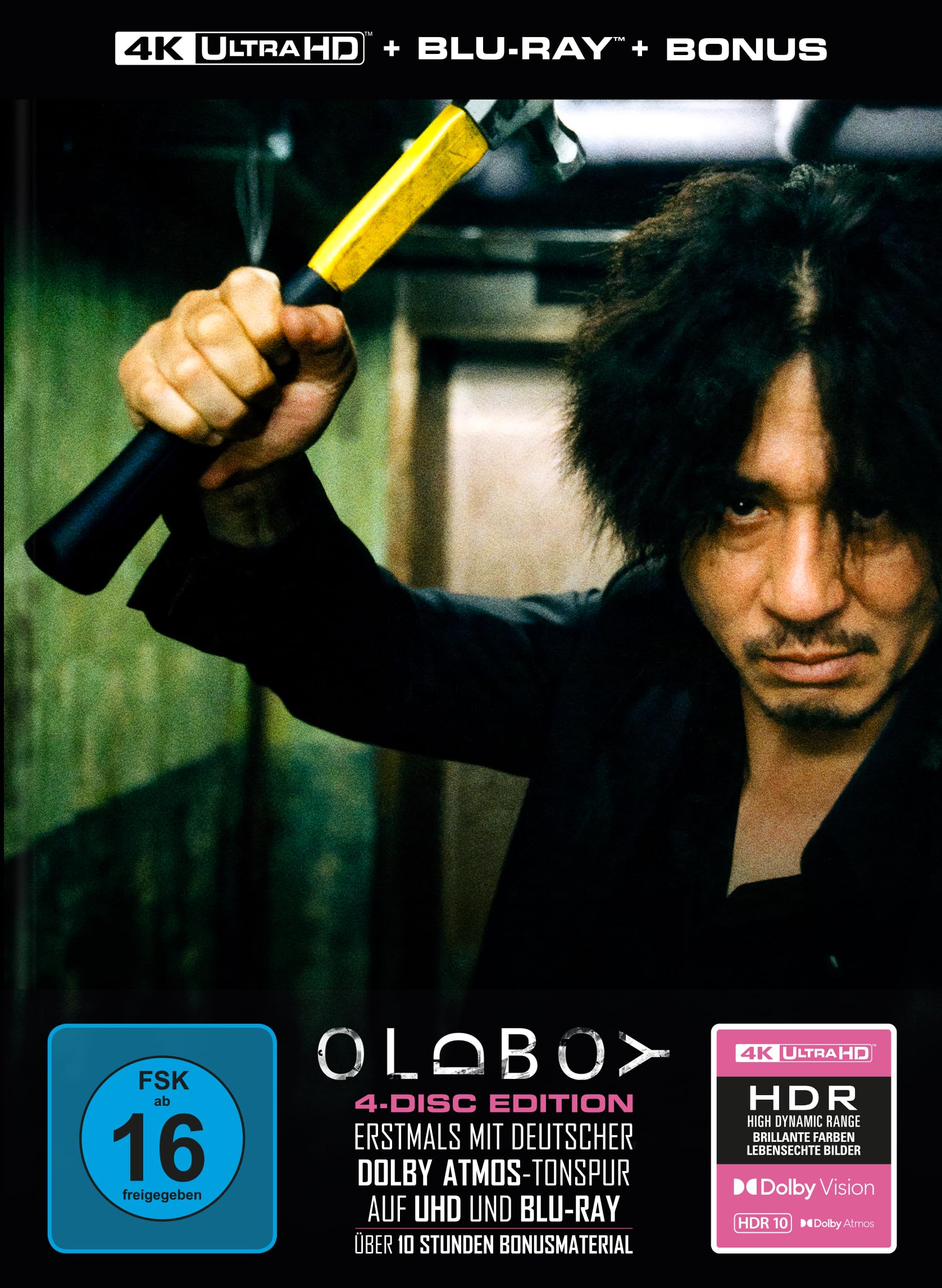 Oldboy - 4-Disc Limited Collector's Edition im Mediabook (4K Ultra HD + Blu-ray + 2 x Bonus-Blu-ray) Movies