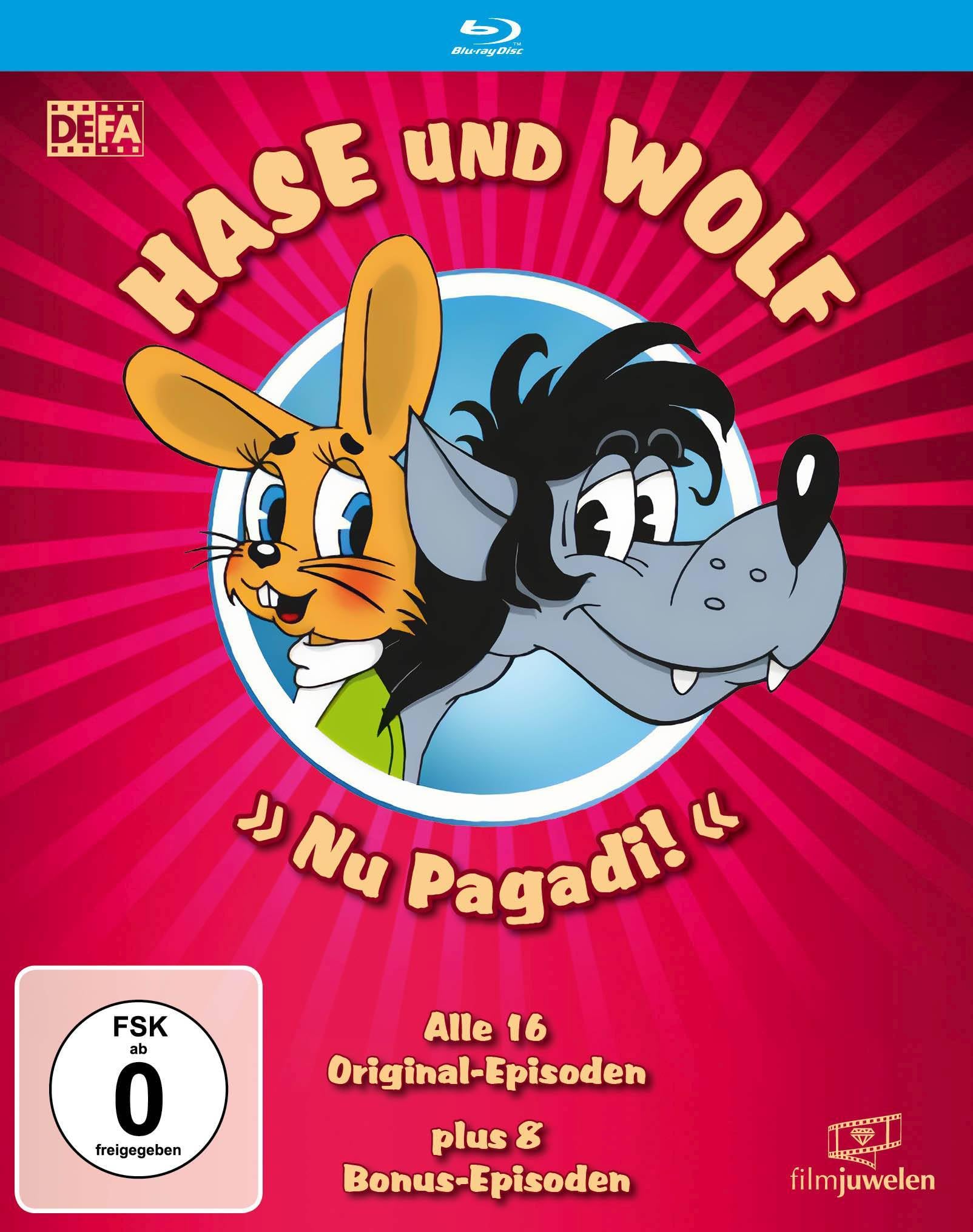 Hase und Wolf - Alle 16 Original-Episoden in HD - plus 8 Bonus-Episoden (Nu Pagadi! / Na warte!) (DEFA Filmjuwelen) (Blu-ray) Box sets