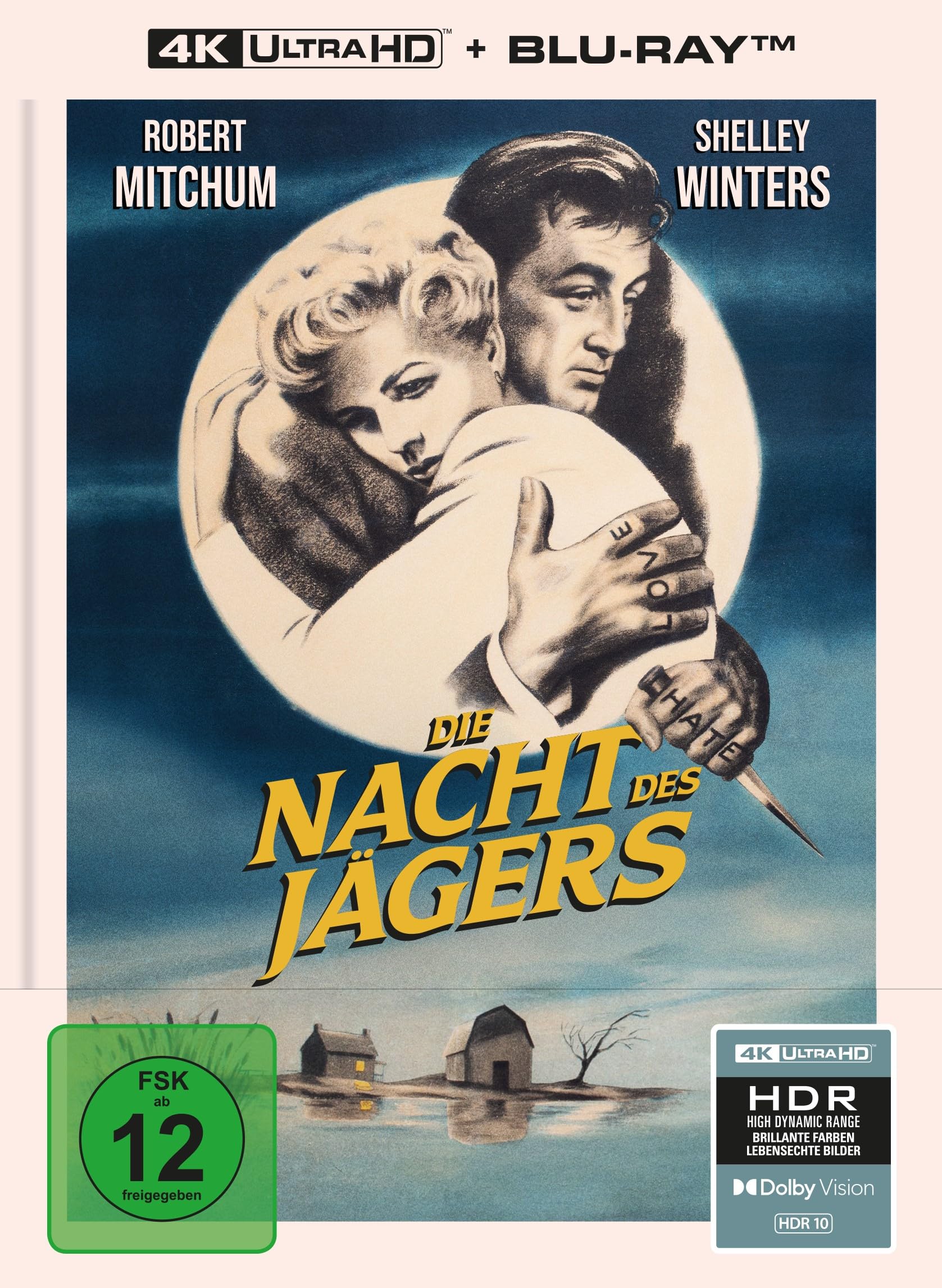 Die Nacht des Jägers - 2-Disc Limited Collector's Edition im Mediabook (4K Ultra HD + Blu-ray) Movies