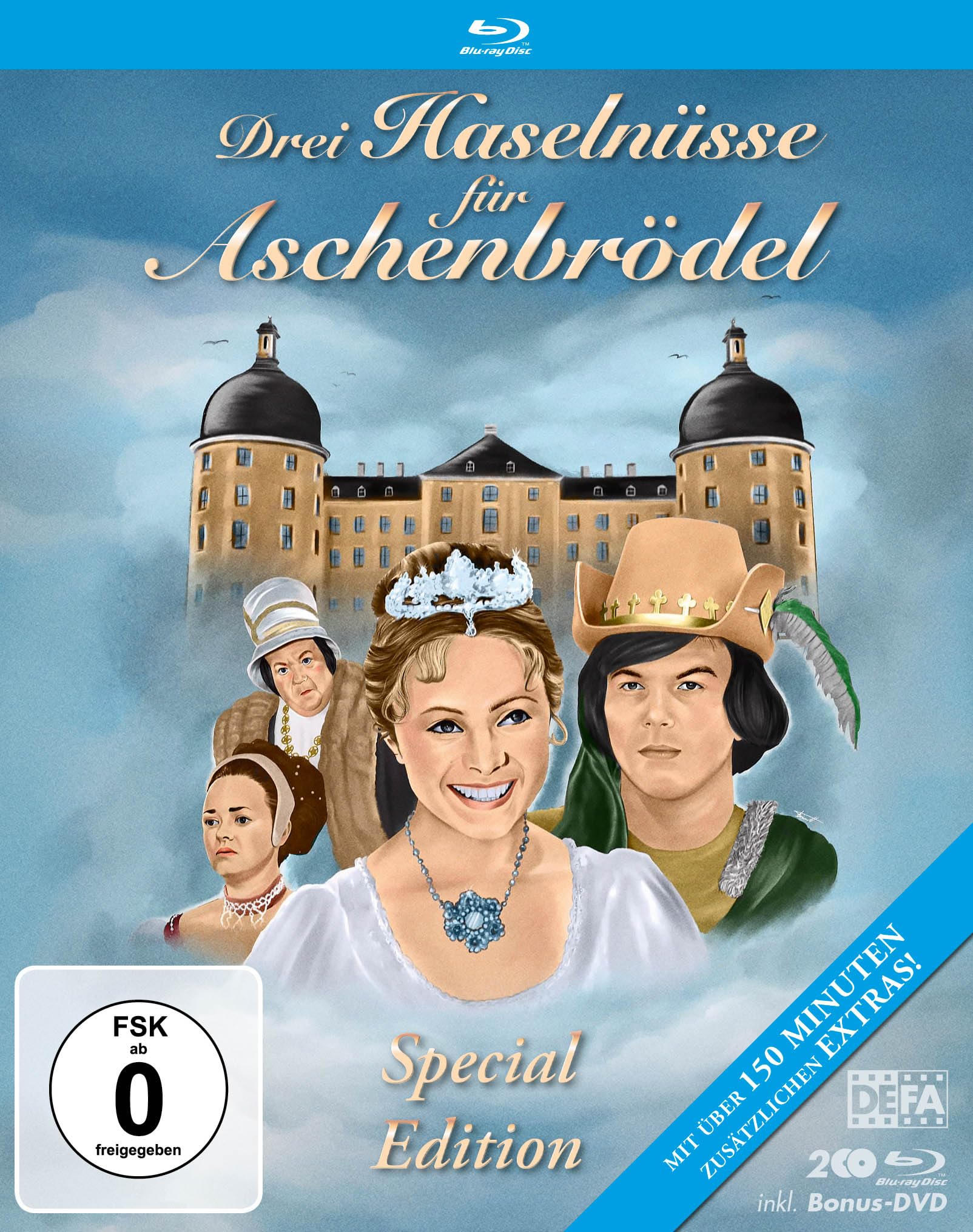 Drei Haselnüsse für Aschenbrödel - Special Edition mit Bonus-DVD (Filmjuwelen / DEFA-Märchen) (Blu-ray + DVD) Movies