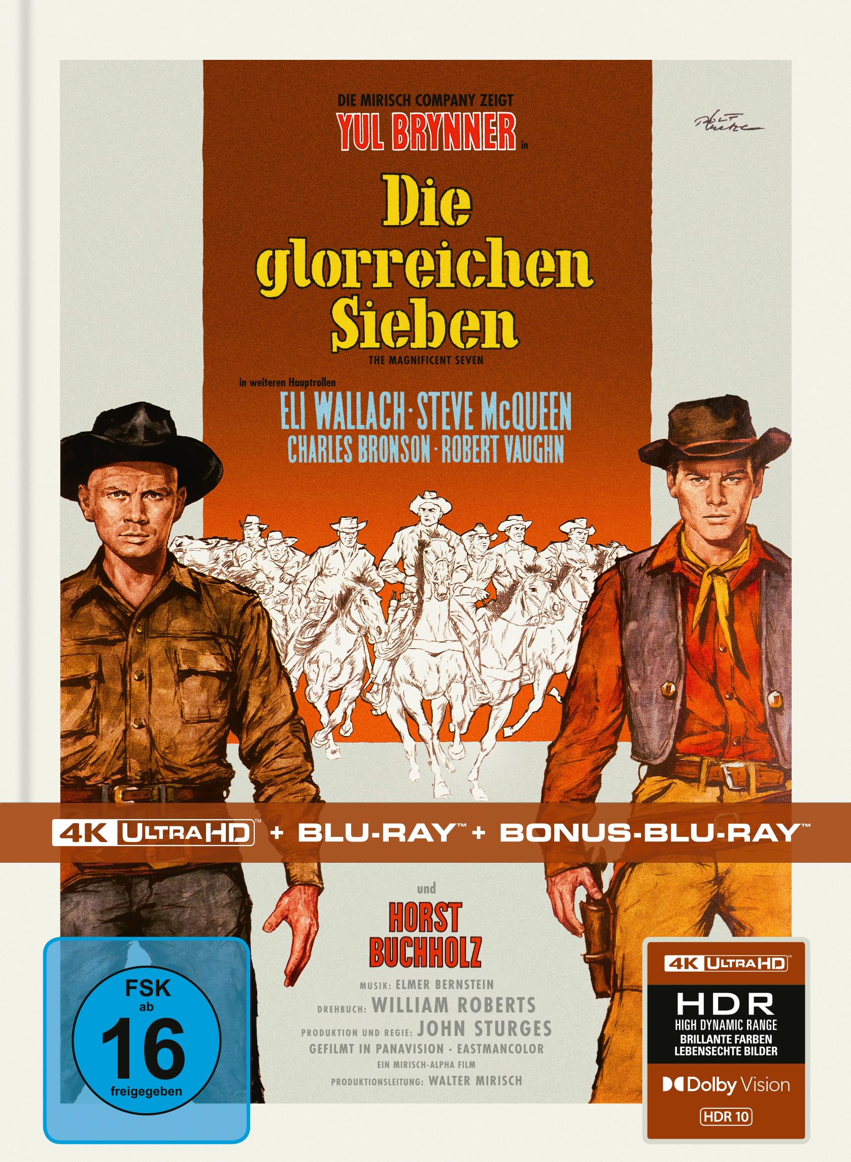 Die glorreichen Sieben - Limitiertes Mediabook (4K Ultra HD + Blu-ray + Bonus-Blu-ray) Films