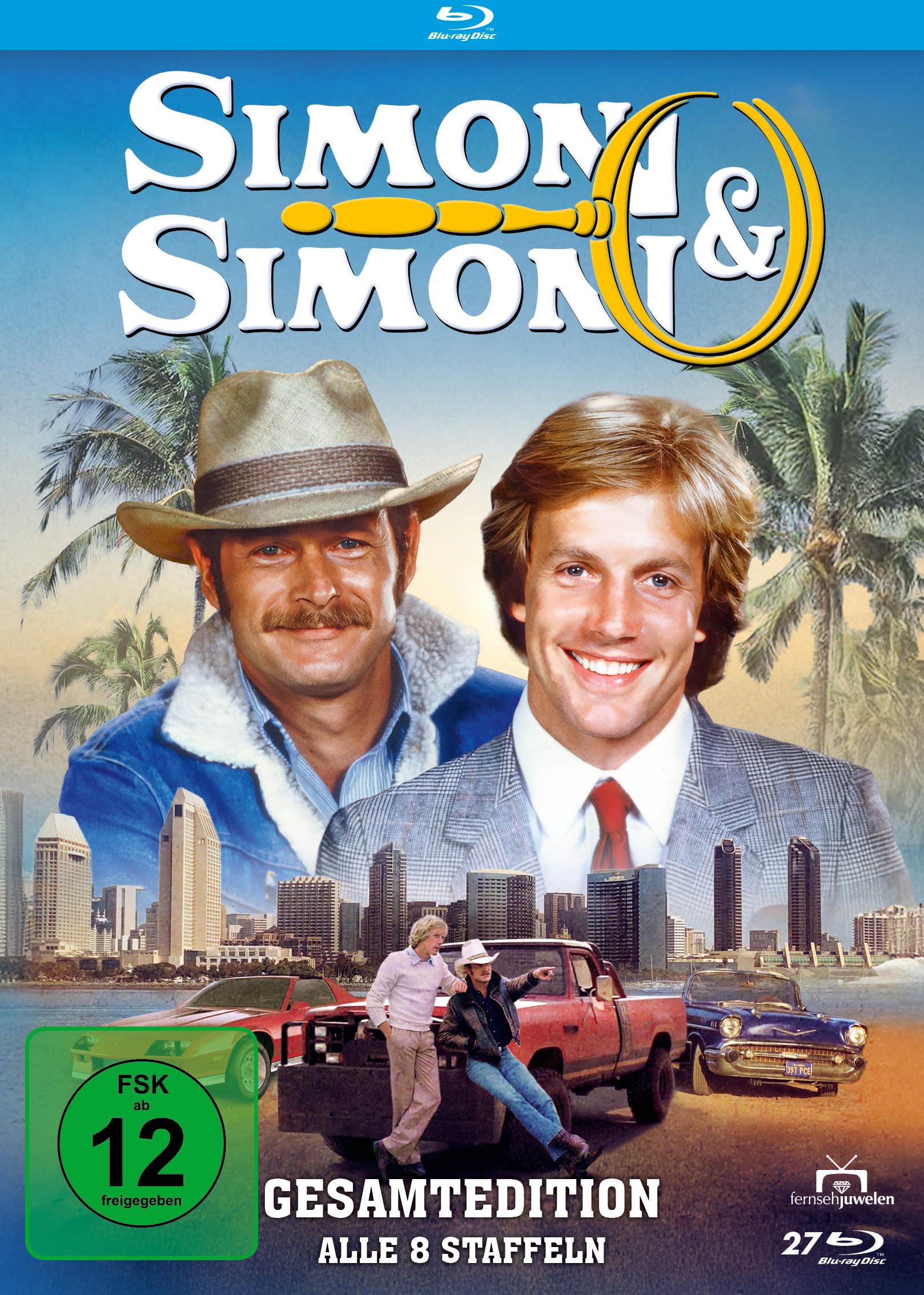 Simon & Simon - Die komplette restaurierte Serie (Staffeln 1-8 / Gesamtedition) Box sets