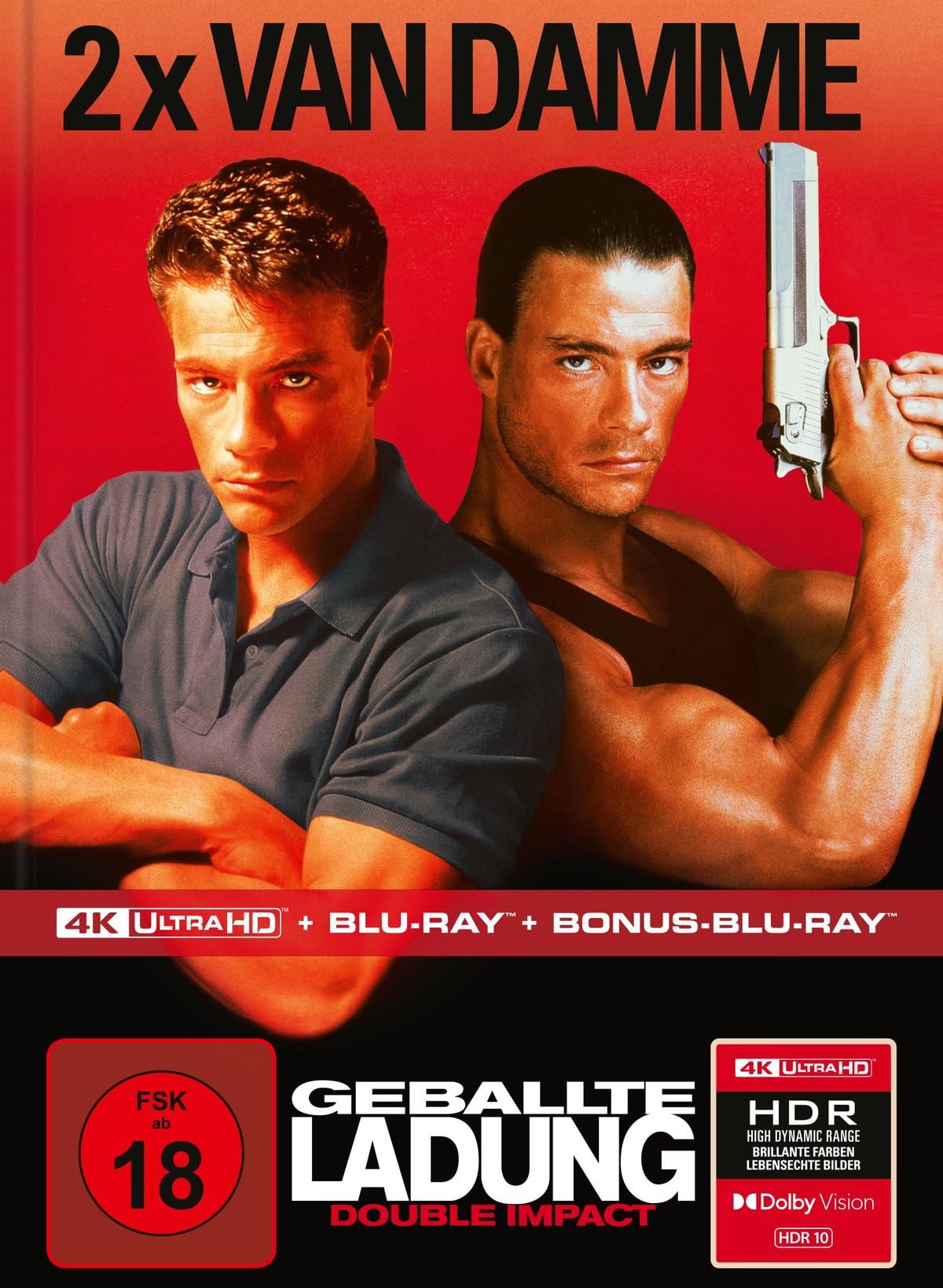 Geballte Ladung – Double Impact - Limitiertes Mediabook - Cover A (4K Ultra HD + Blu-ray + Bonus-Blu-ray) Movies