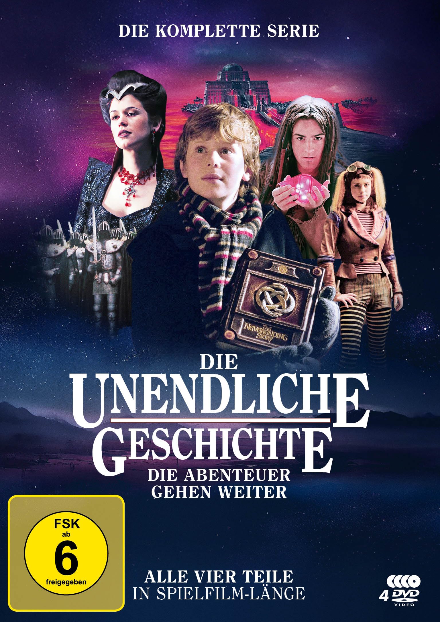 Die unendliche Geschichte - Die Abenteuer gehen weiter (Miniserie) (4 DVDs) Box sets