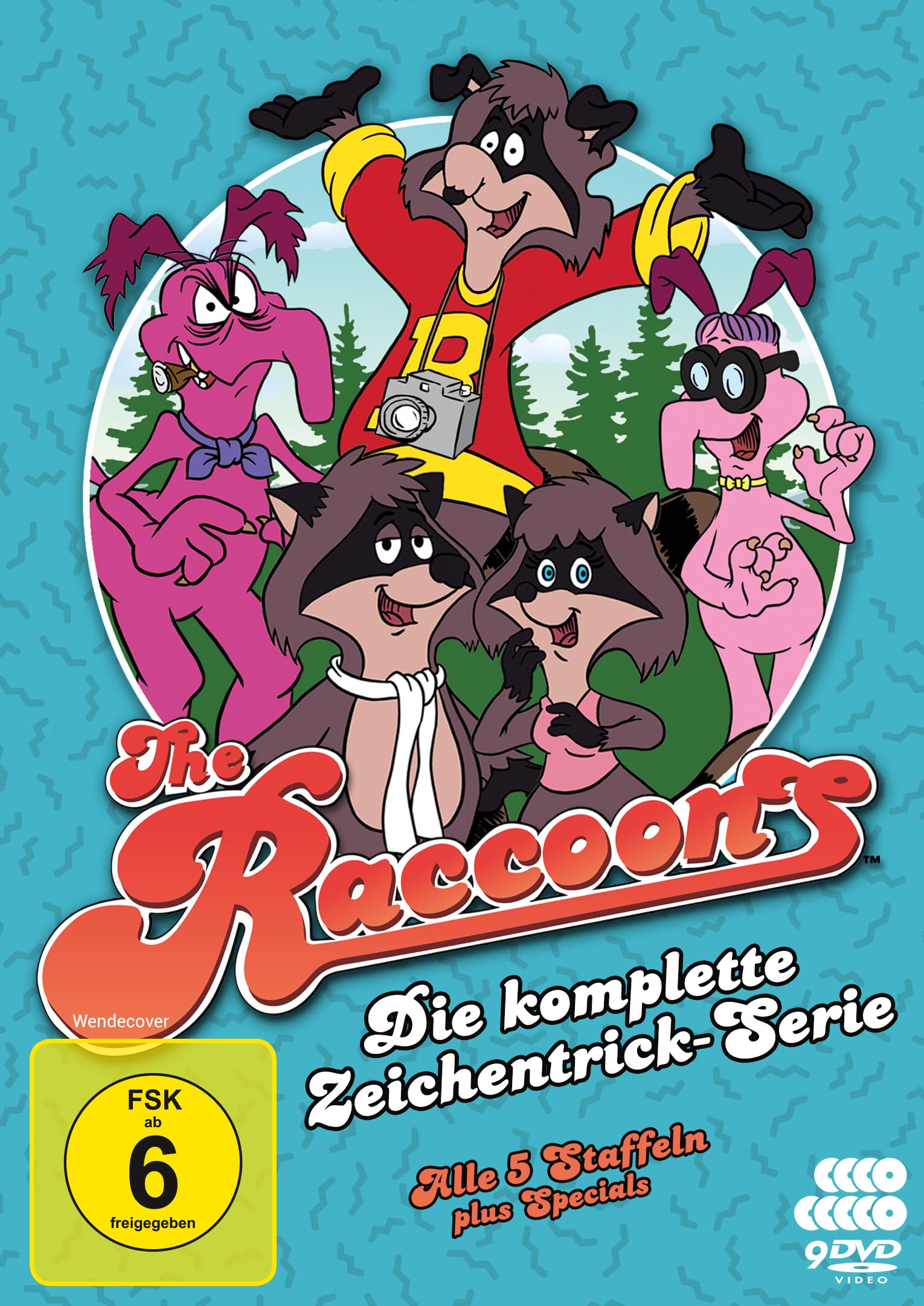 Die Raccoons - Die komplette Zeichentrickserie (5 Staffeln plus Specials) Box sets