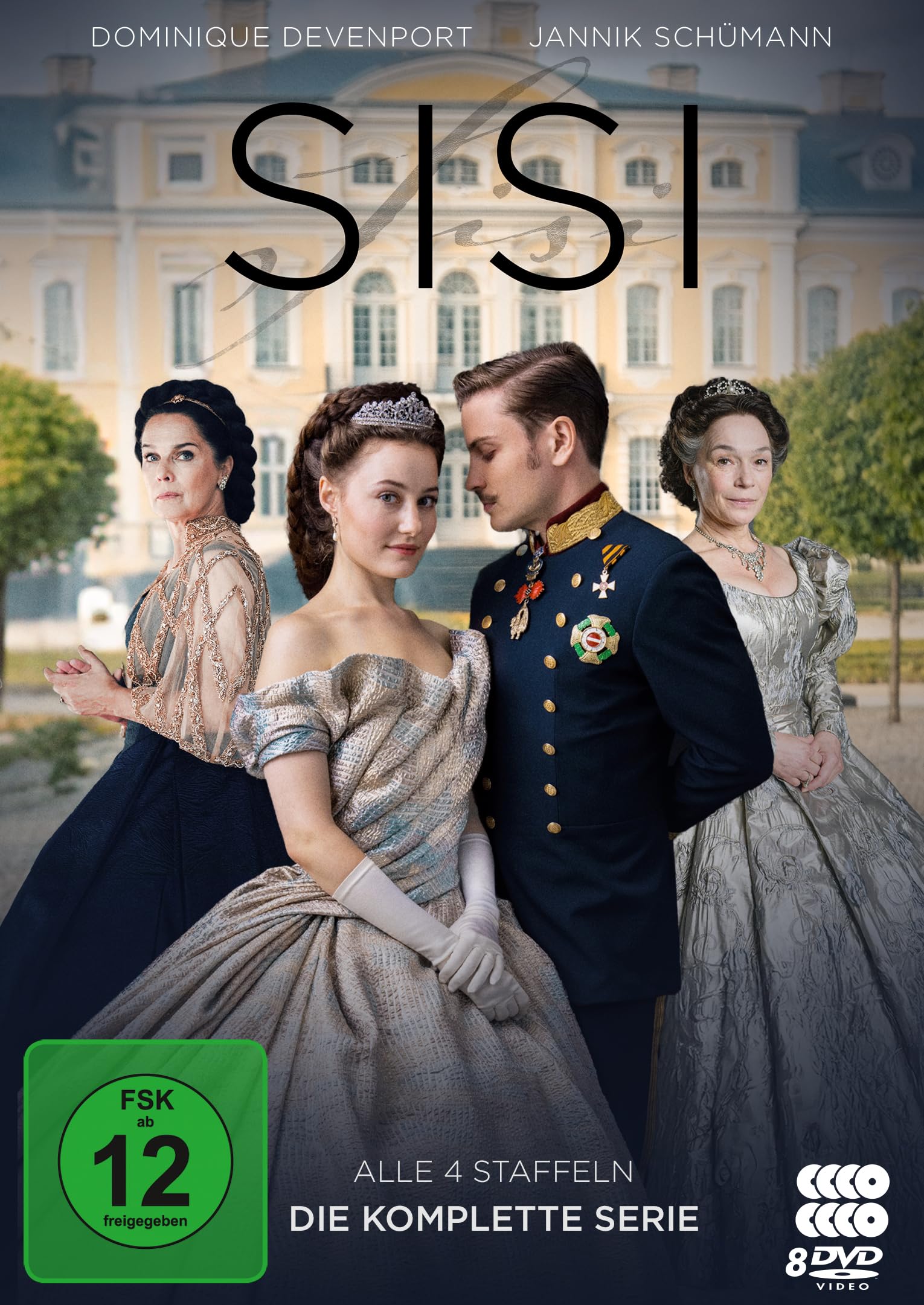 Sisi - Die komplette Serie (Alle 4 Staffeln) (8 DVDs) Box sets