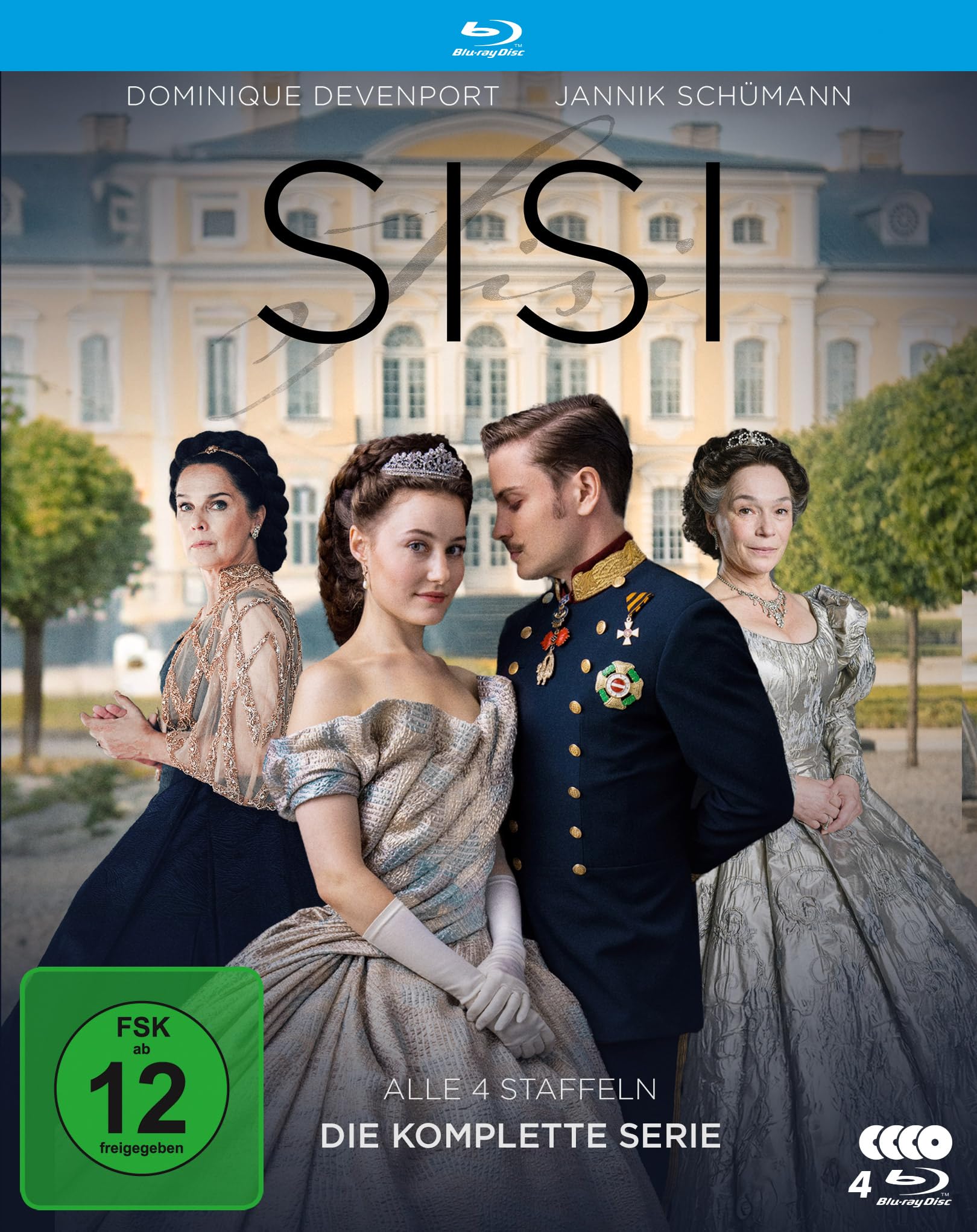 Sisi - Die komplette Serie (Alle 4 Staffeln) (4 Blu-rays) Box sets