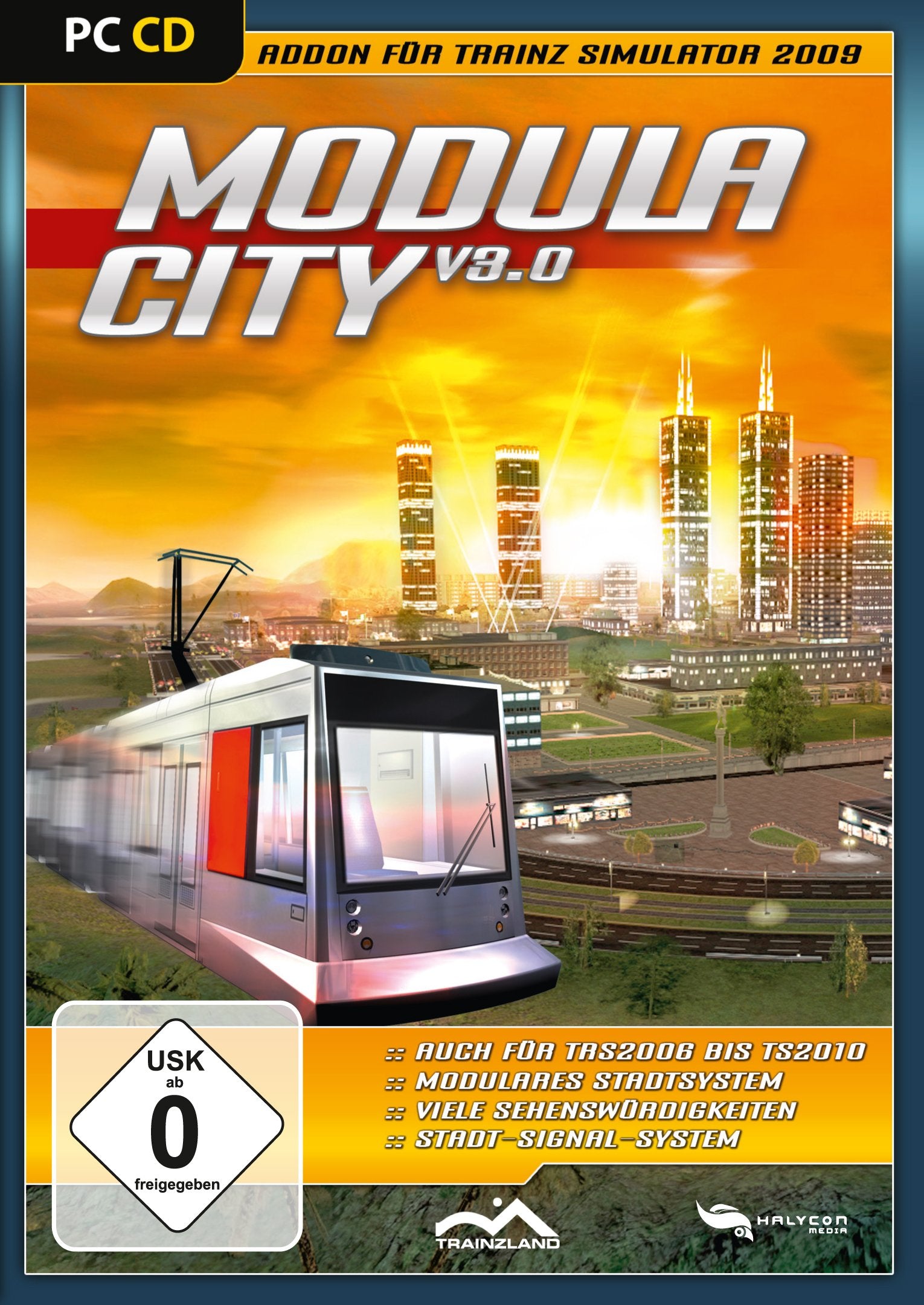 Trainz Simulator 2009: Modula City V3.0 (Add-On) PC