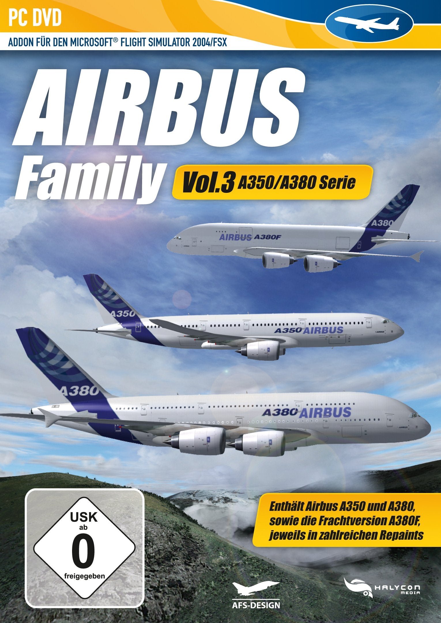 Flight Simulator X - Airbus Family Vol. 3 A350-A380 PC