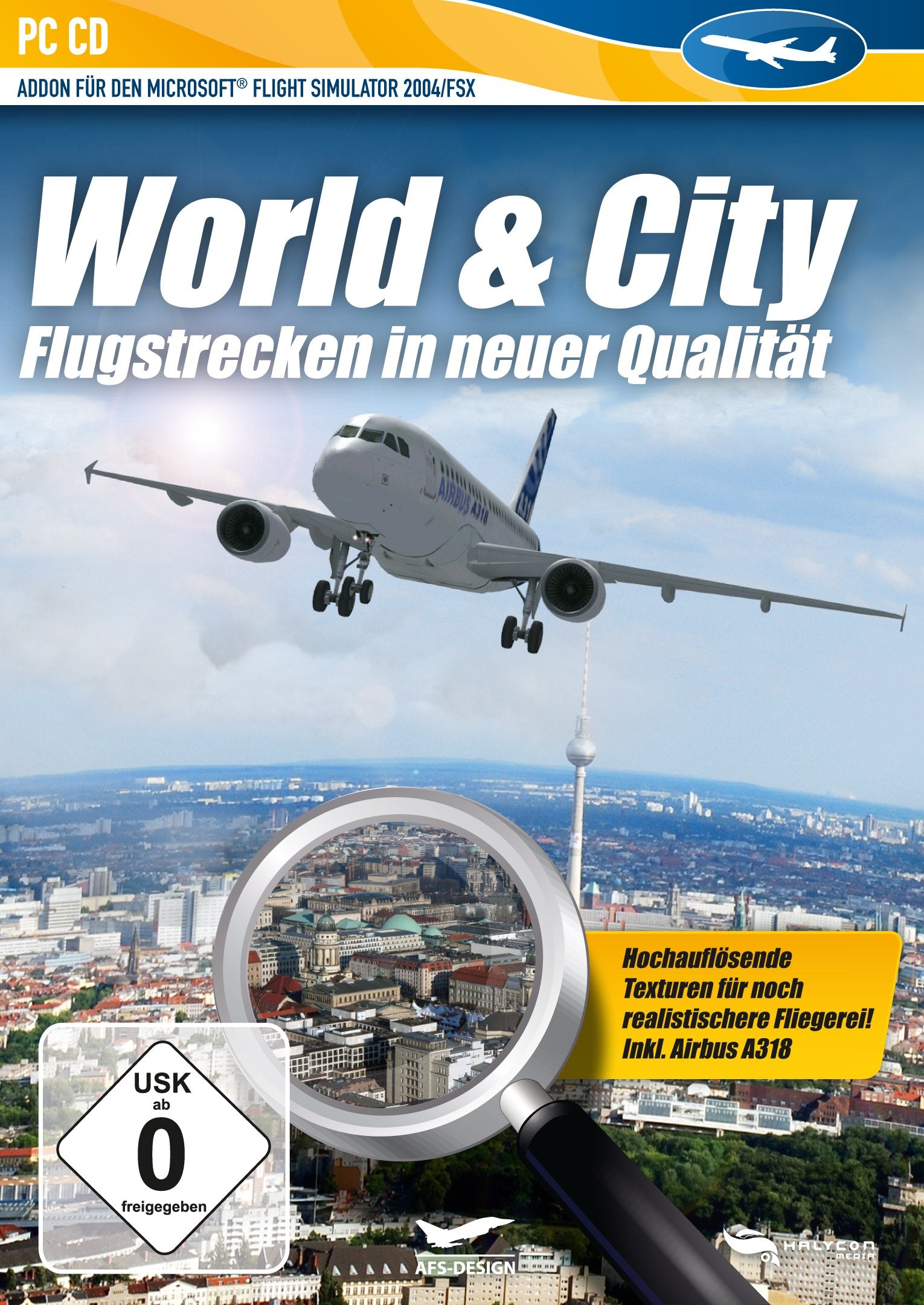 Flight Simulator X - World & City (Add - On) - PC