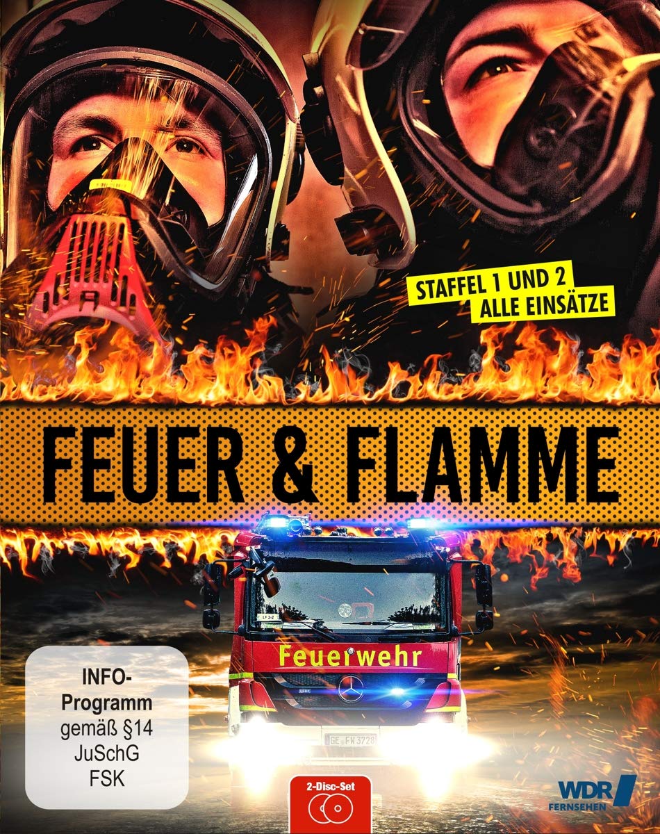 Feuer und Flamme - Mit Feuerwehrmännern im Einsatz - Staffel 1+2 (Blu-ray) Box sets