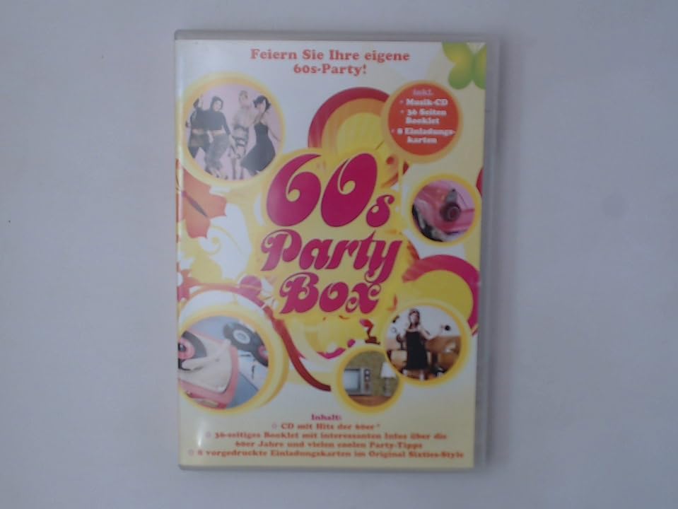 60s Party Box (inkl. Musik-CD, 36 Seiten Booklet, 8 Einladungskarten) Music