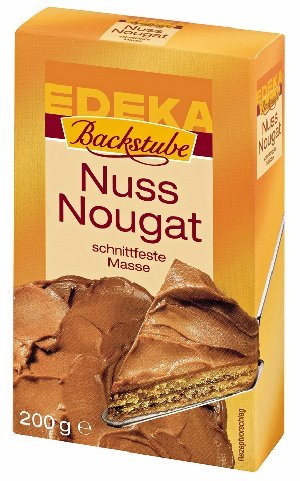 (E) Backstube Nuss Nougat schnittfeste Masse, 200 g Music