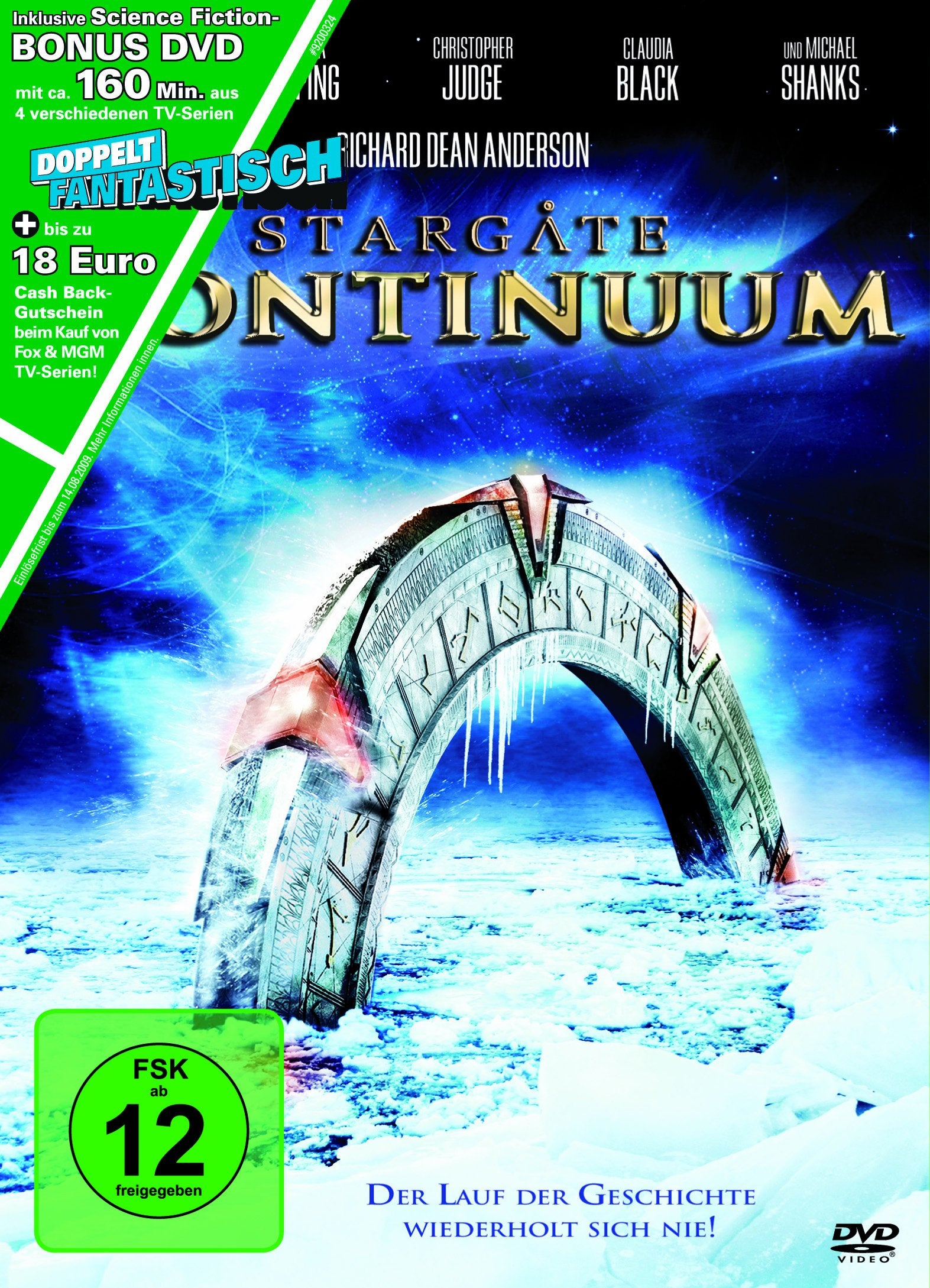 Stargate - Continuum (inkl. Sci-Fi-Bonus DVD mit 4 verschiedenen TV-Episoden) Films