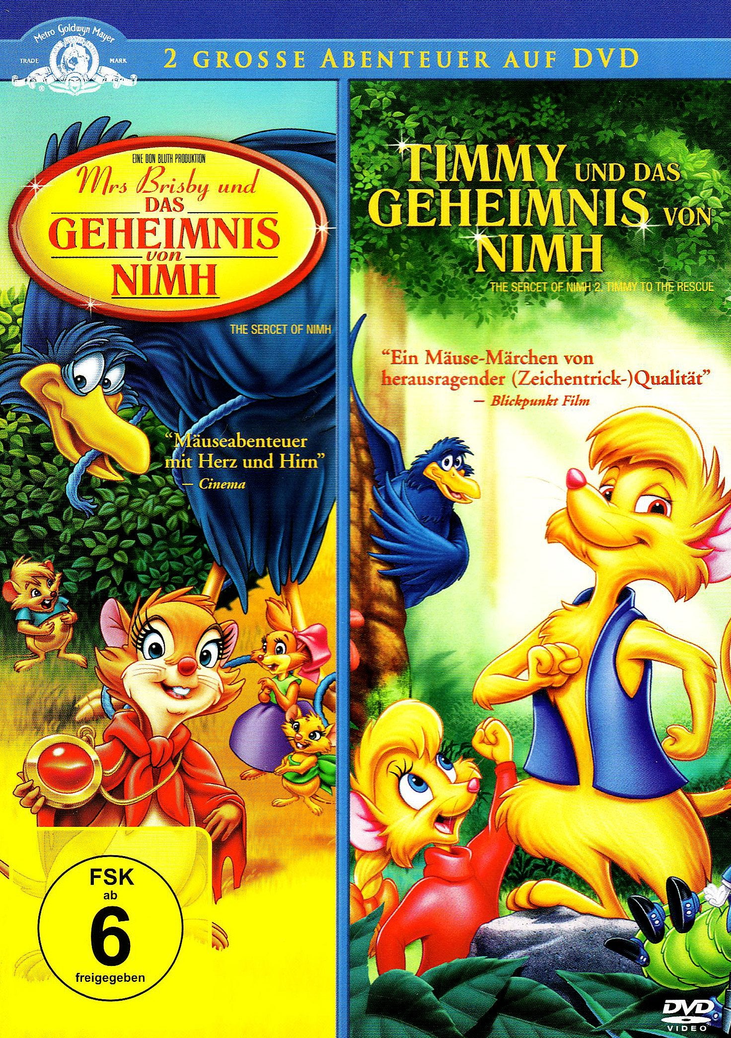 Mrs. Brisby und das Geheimnis von Nimh / Timmy und das Geheimnis von Nimh Movies