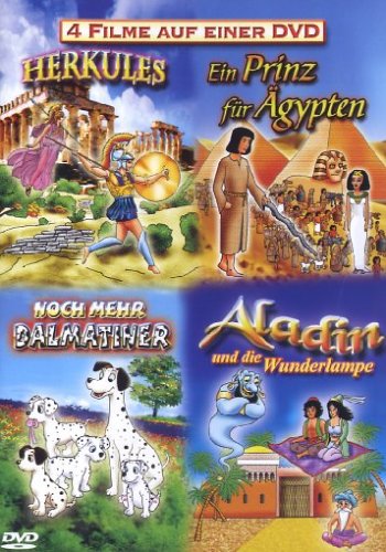 Herkules/Ein Prinz für Ägypten/Dalmatiner/Aladin und die Wunderlampe Movies