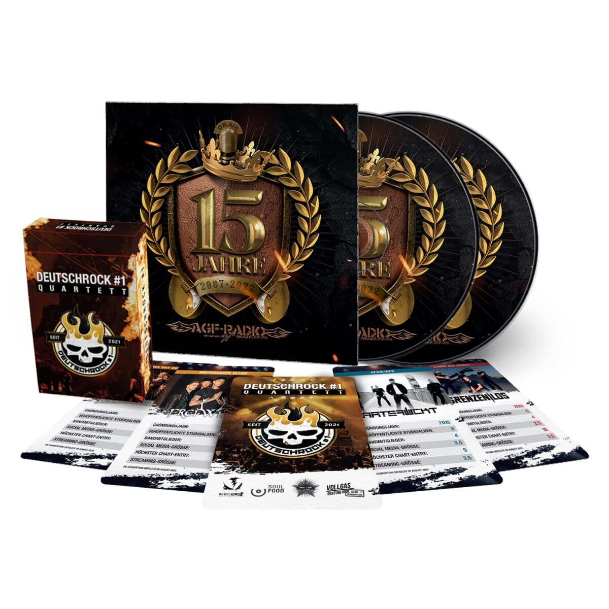 AGF-RADIO - 15 Jahre Jubiläums-Sampler (2 CDDigipak Bundle) Rock