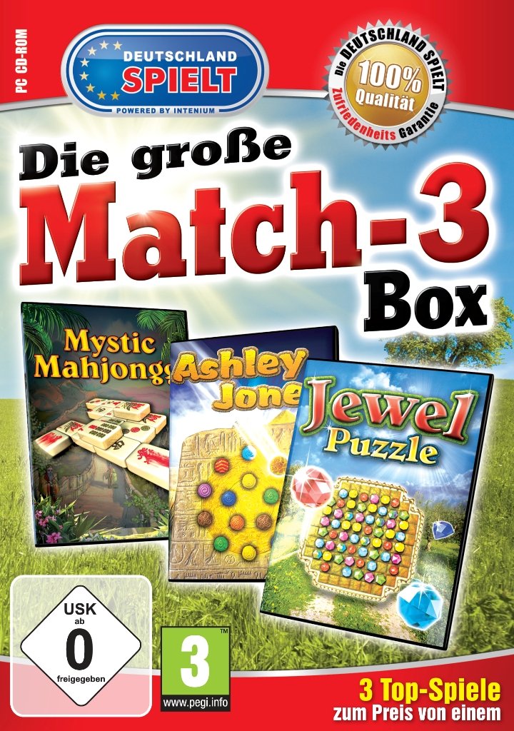Die große Match-3 Box (Ashley Jones / Mystic Mahjong / Jewel Puzzle) PC