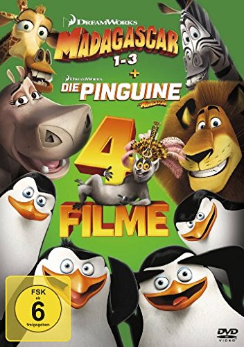 Madagascar 1-3 + Die Pinguine aus Madagascar Movies