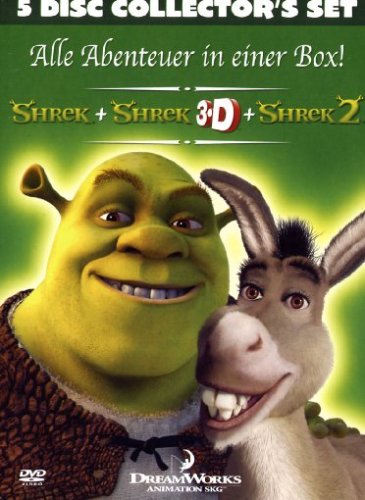 Shrek - Der tollkühne Held + Shrek 3D + Shrek 2 (Collector's Set) Films