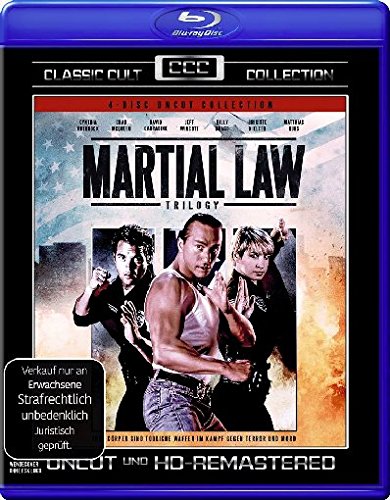 Martial Law - Trilogy - Uncut/Classic Cult Collection (4 BRs) Films