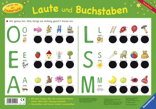 Laute und Buchstaben: Vorschule (Lernen mit der Zaubertafel) book