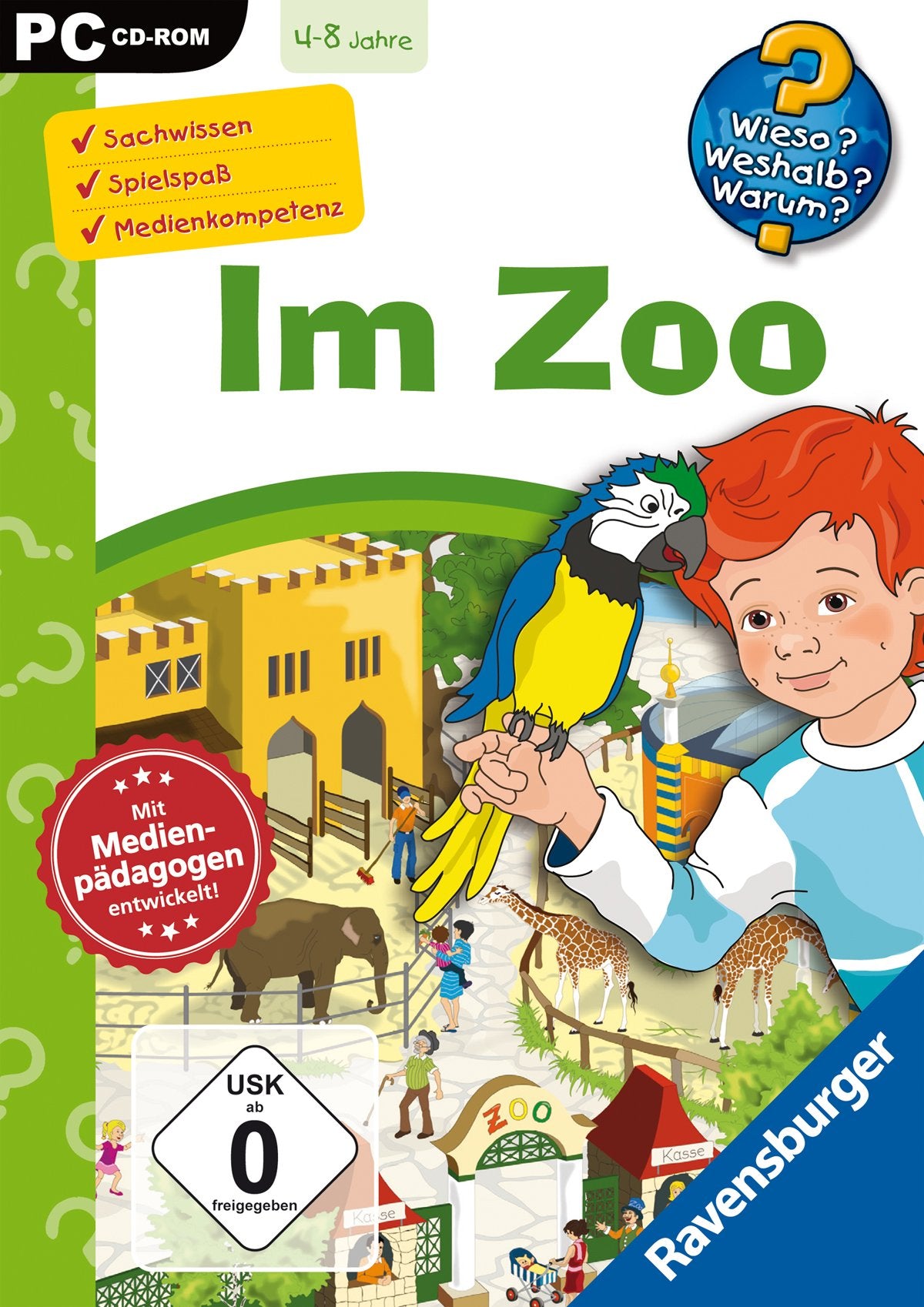 Wieso? Weshalb? Warum? CD-ROM "Im Zoo" für PC: Computerspiel Hobbies & Leisure
