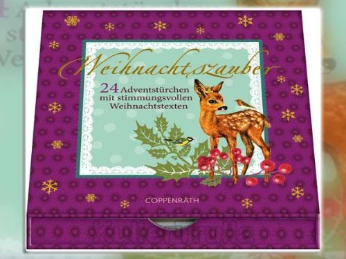 Weihnachtszauber: 24 Adventstürchen mit stimmungsvollen Weihnachtstexten book