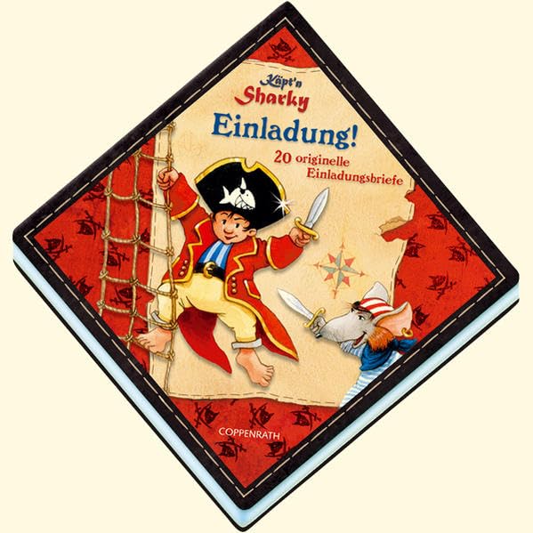 Käpt'n Sharky - Einladung!: 20 originelle Einladungsbriefe (Verkaufseinheit) book