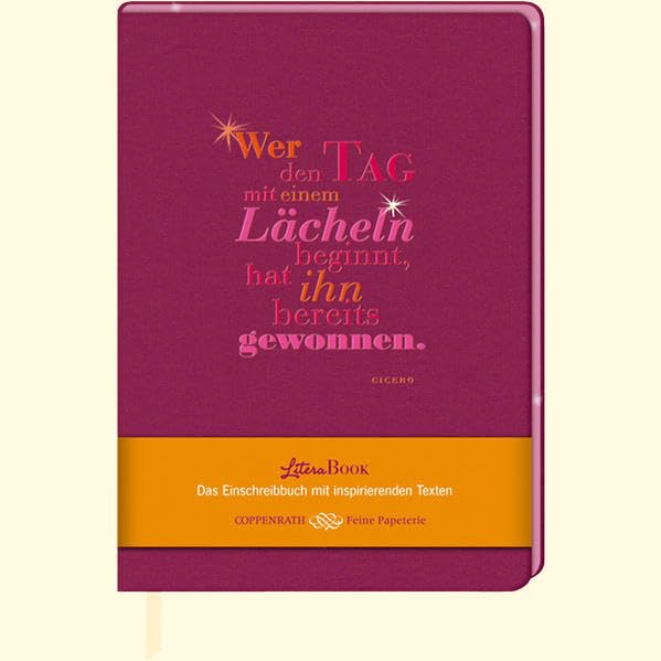 LiteraBook - Lebensfreude: Das Einschreibbuch mit inspirierenden Texten (Einschreibbücher) Living & Furnishing