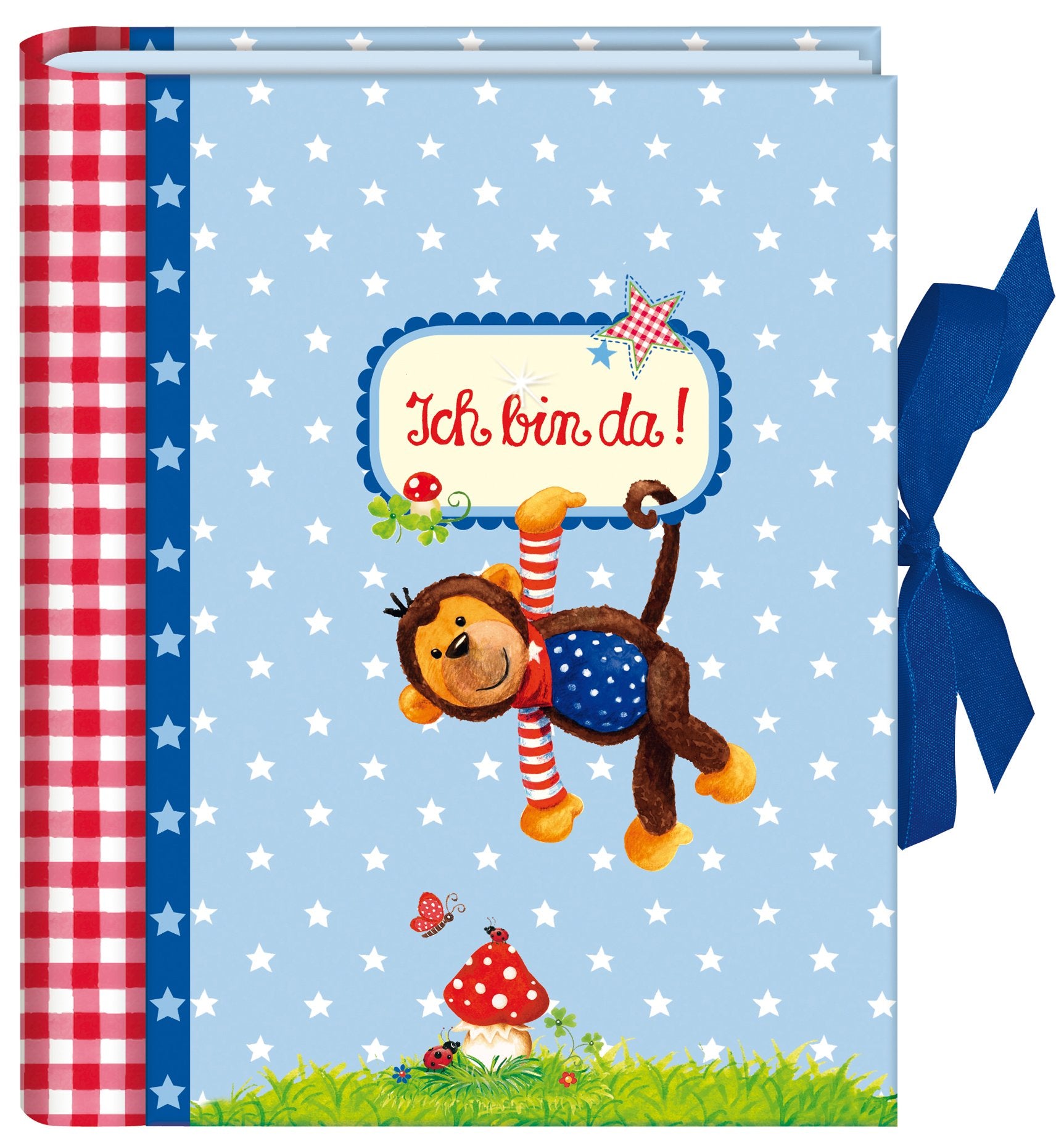 Ich bin da! - BabyGlück Äffchen: Kleines Foto-Einsteckalbum (Verkaufseinheit) book