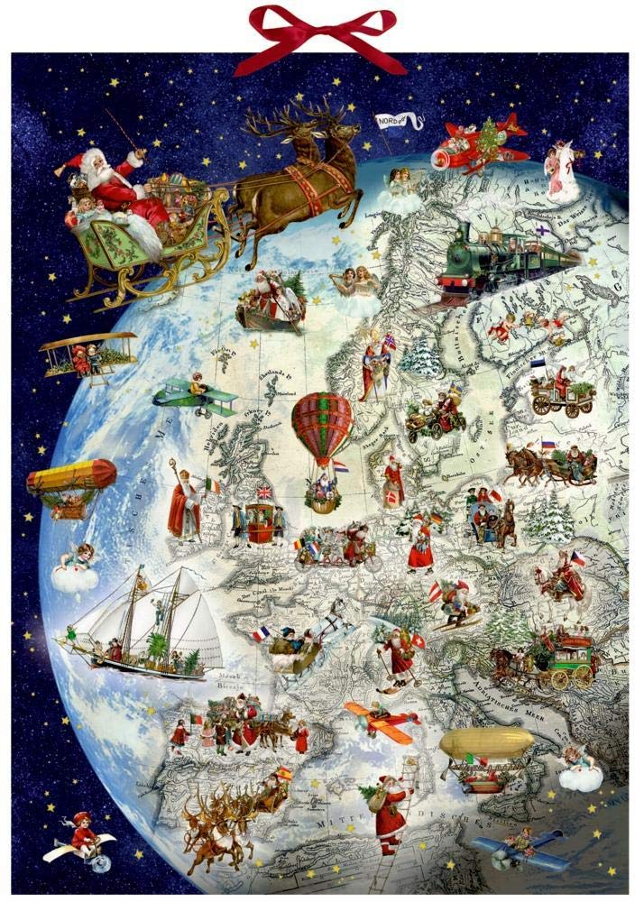 Wand-Adventskalender – Der Dienstplan des Weihnachtsmanns Hobbies & Crafts