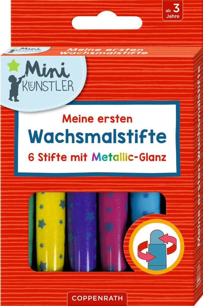 Meine ersten Wachsmalstifte: 6 Stifte mit Metallic-Glanz Non-fiction