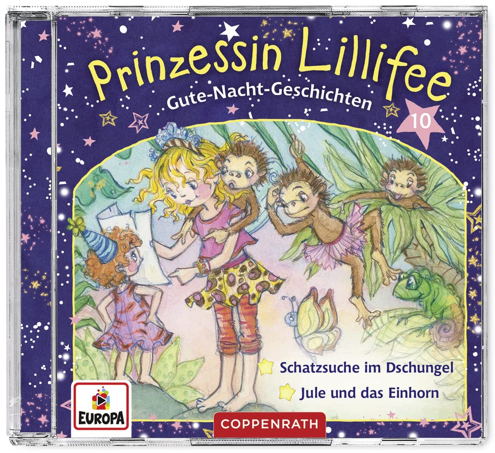 COPPENRATH, MÜNSTER COPPENRATH, MÜNSTER Prinzessin Lillifee - Gute-Nacht-Geschichten (CD 10): Schatzsuche im Dschungel & Jule und das Einhorn Non-fiction