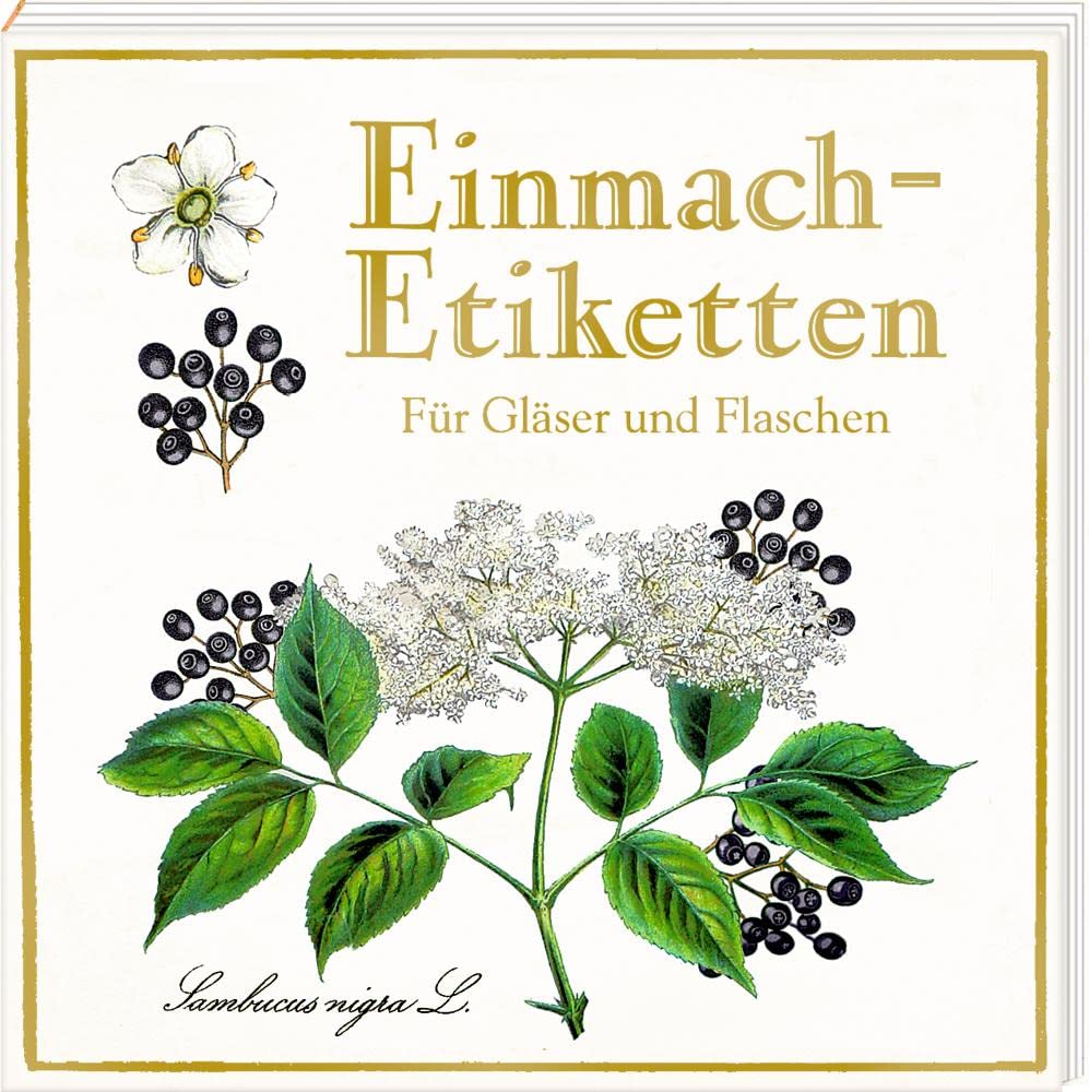 Etikettenbüchlein - Einmach-Etiketten (Sammlung Augustina) Living & Furnishing Books