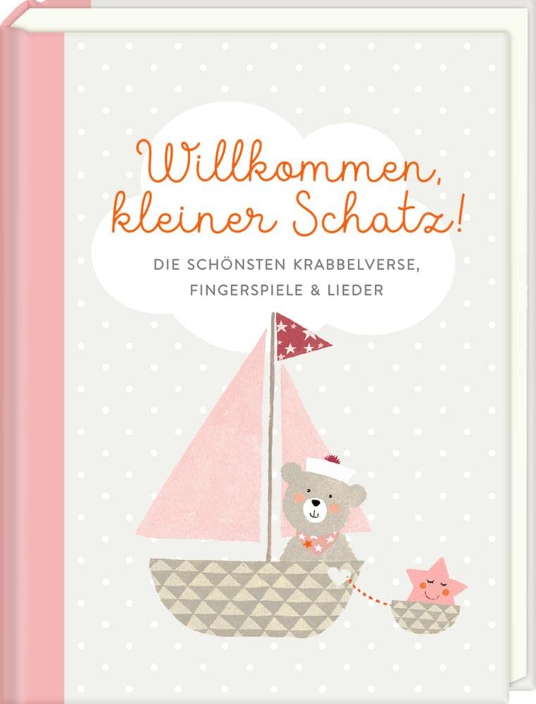 Mini-Hardcover - Willkommen, kleiner Schatz!: Die schönsten Krabbelverse, Fingerspiele & Lieder (Rosa) Living & Furnishing