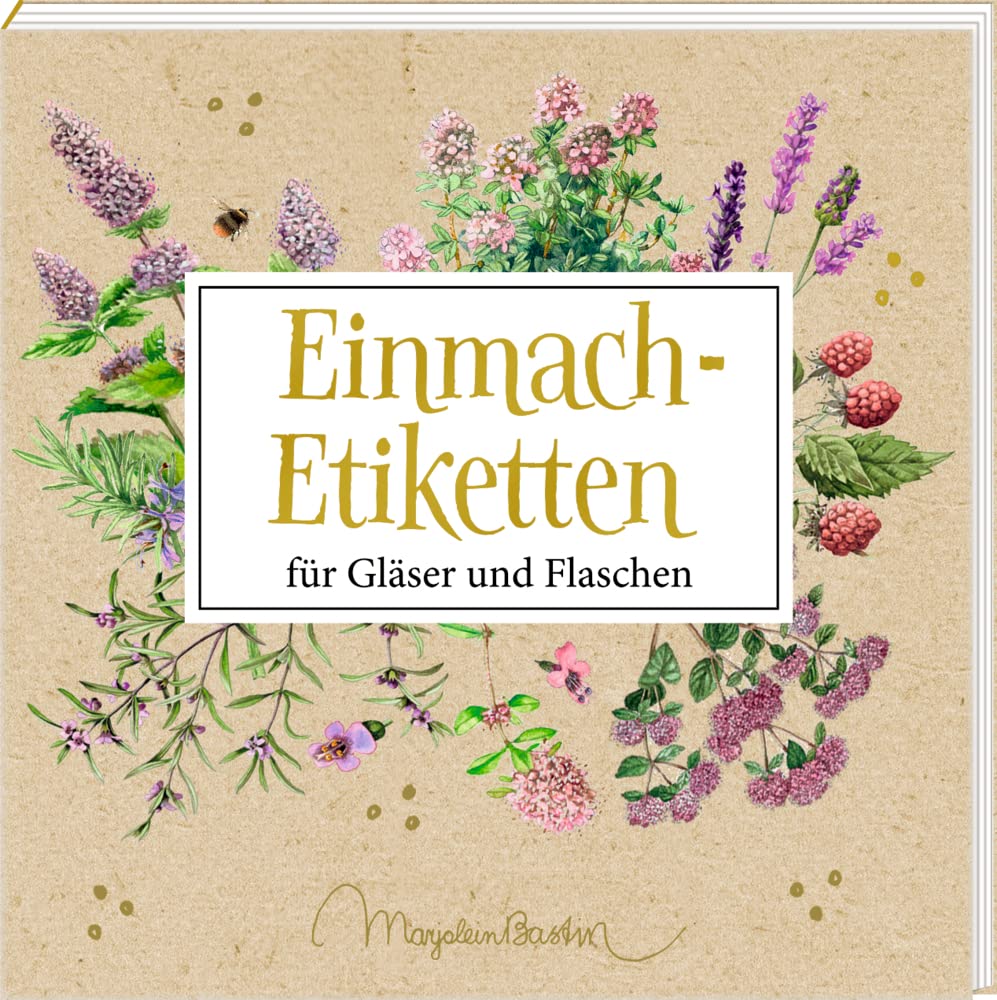 Etikettenbüchlein: Einmach-Etiketten für Gläser und Flaschen Living & Furnishing