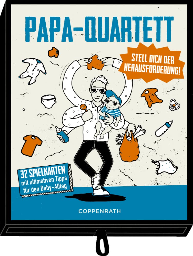 Schachtelspiel: Papa-Quartett - Stell dich der Herausforderung! (Alben & Geschenke für Kinder) Living & Furnishing