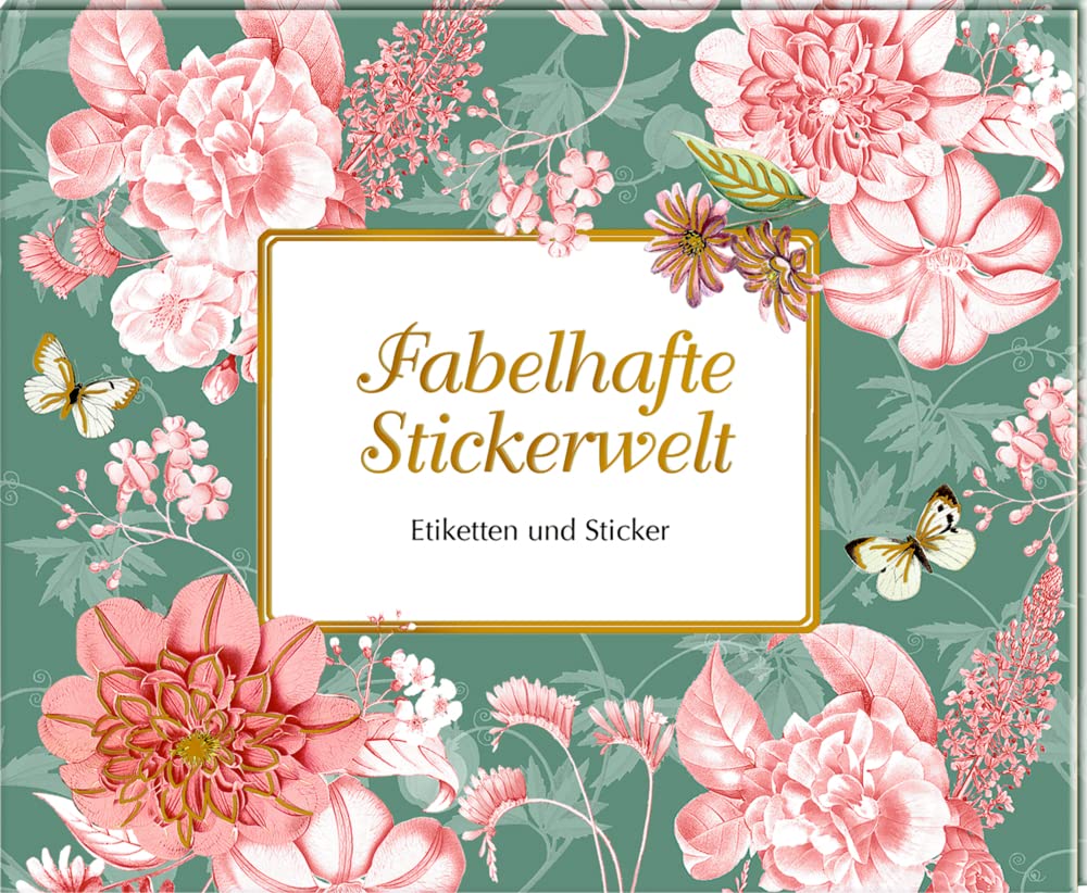 Stickerbuch. Fabelhafte Stickerwelt: Etiketten und Sticker book