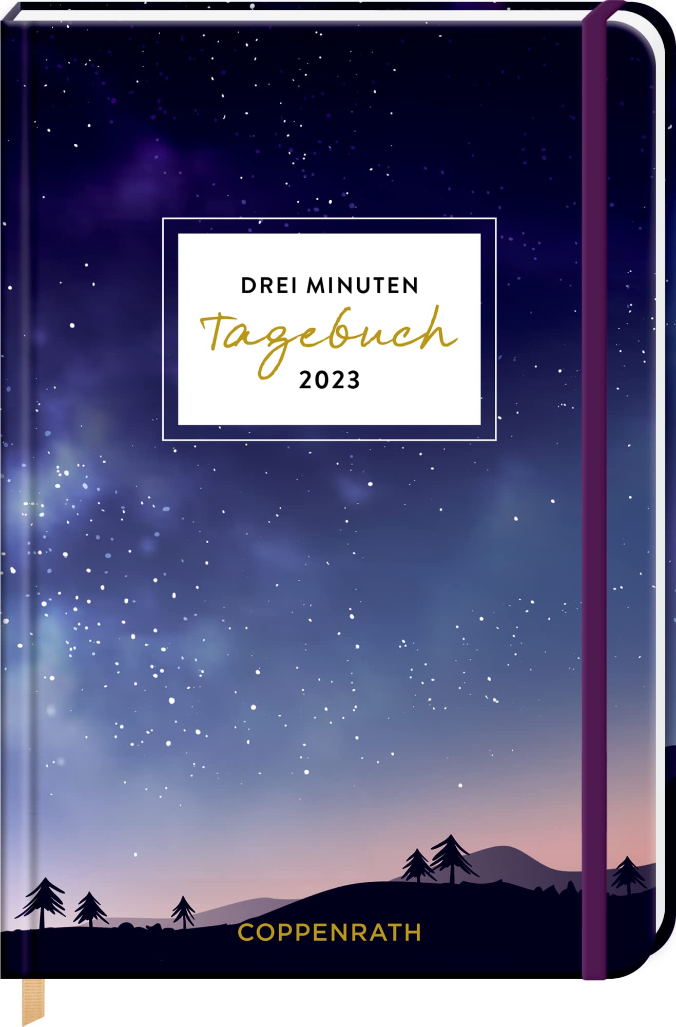 Drei Minuten Tagebuch 2023 - Sternenhimmel (Großer Wochenkalender) Lifestyle